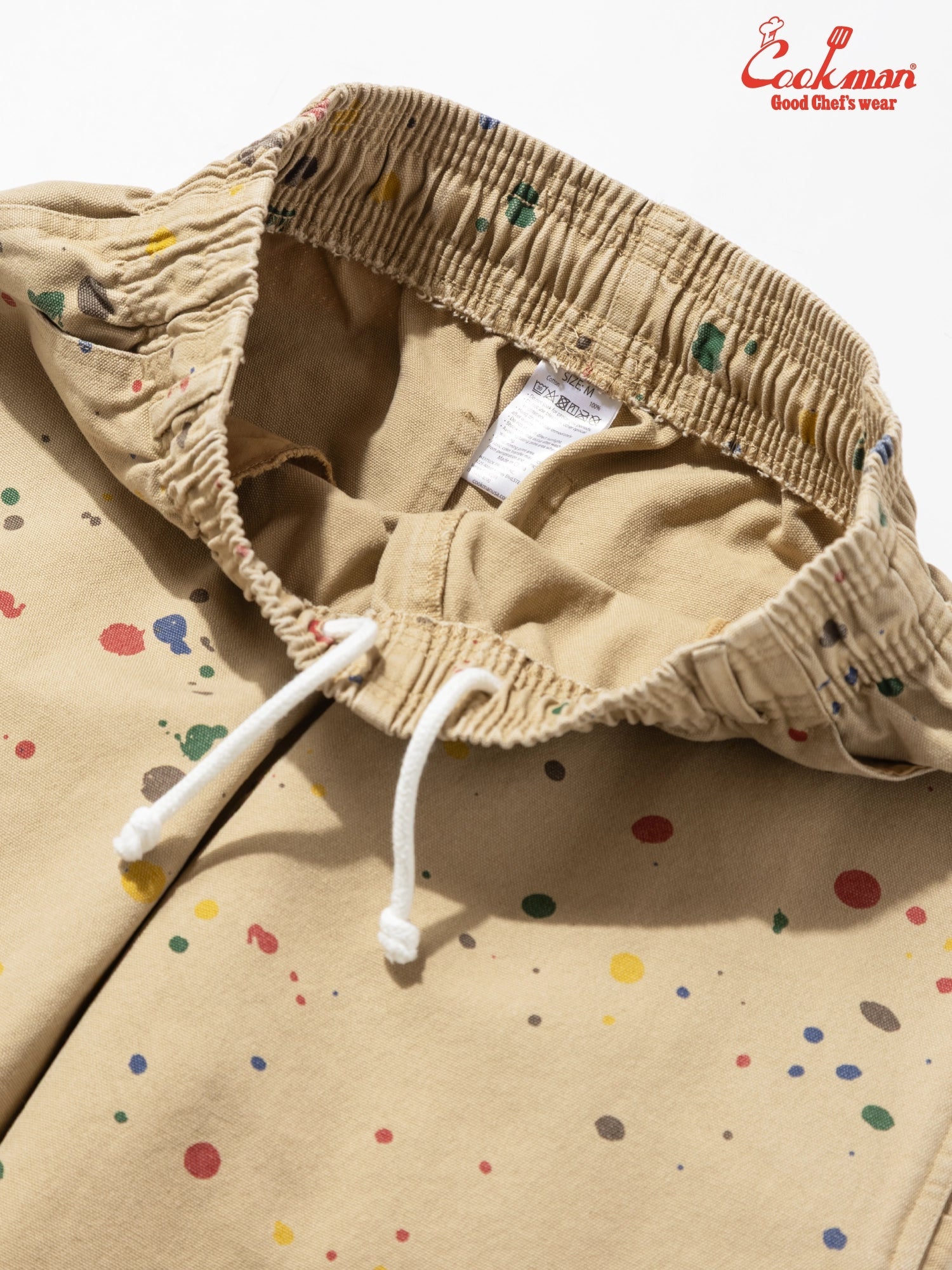 CARPENTER'S PANTS WASHED DUCK CANVAS SAUCE SPLASH - BEIGE