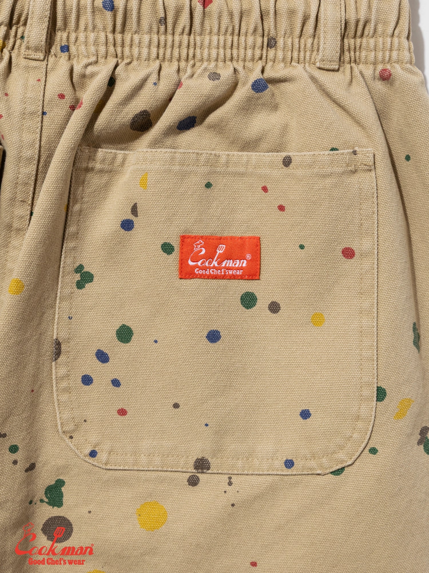 CARPENTER'S PANTS WASHED DUCK CANVAS SAUCE SPLASH - BEIGE