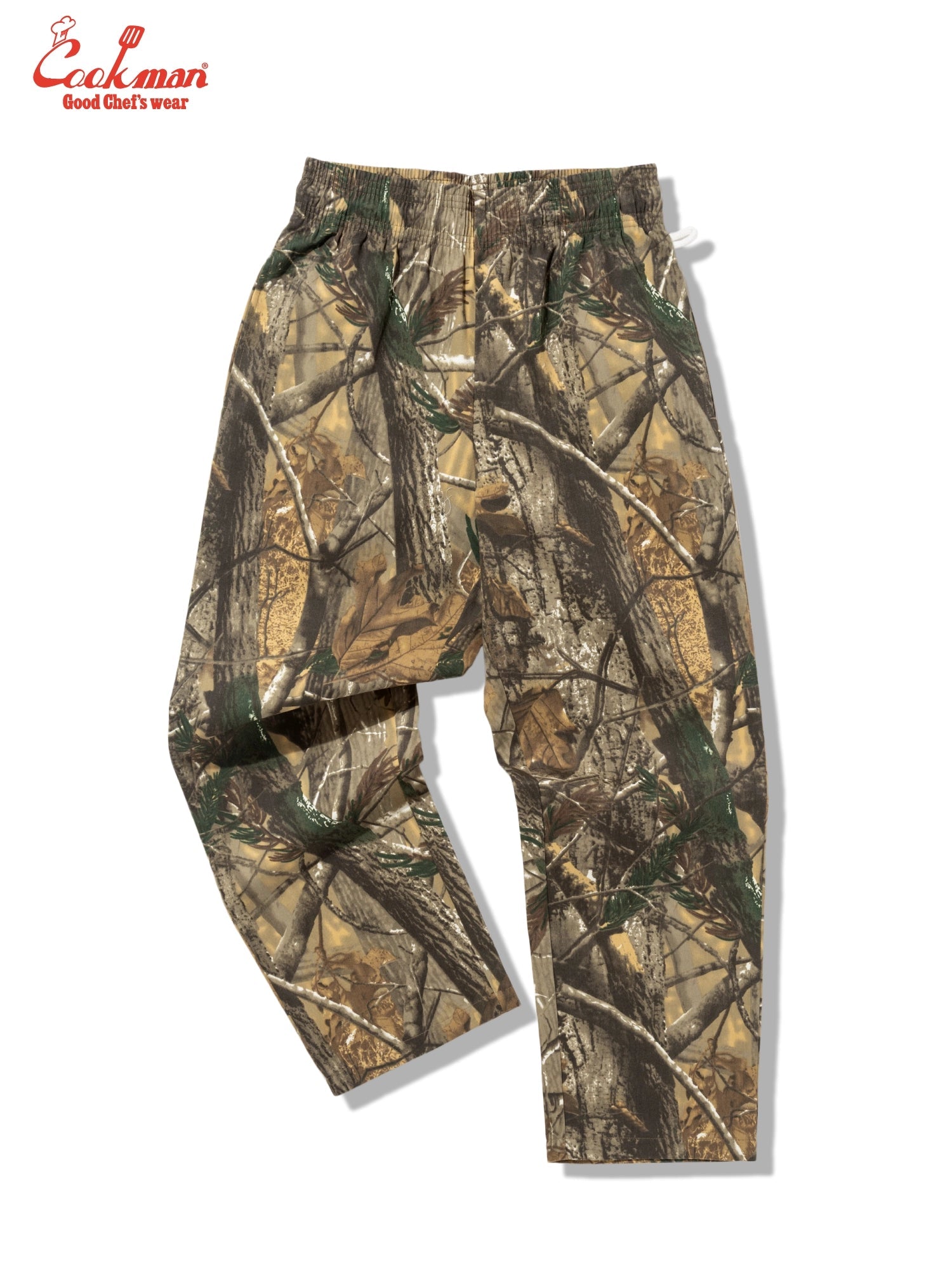 CHEF PANTS SEMIWIDE TIMBER CAMO - DARK GREEN