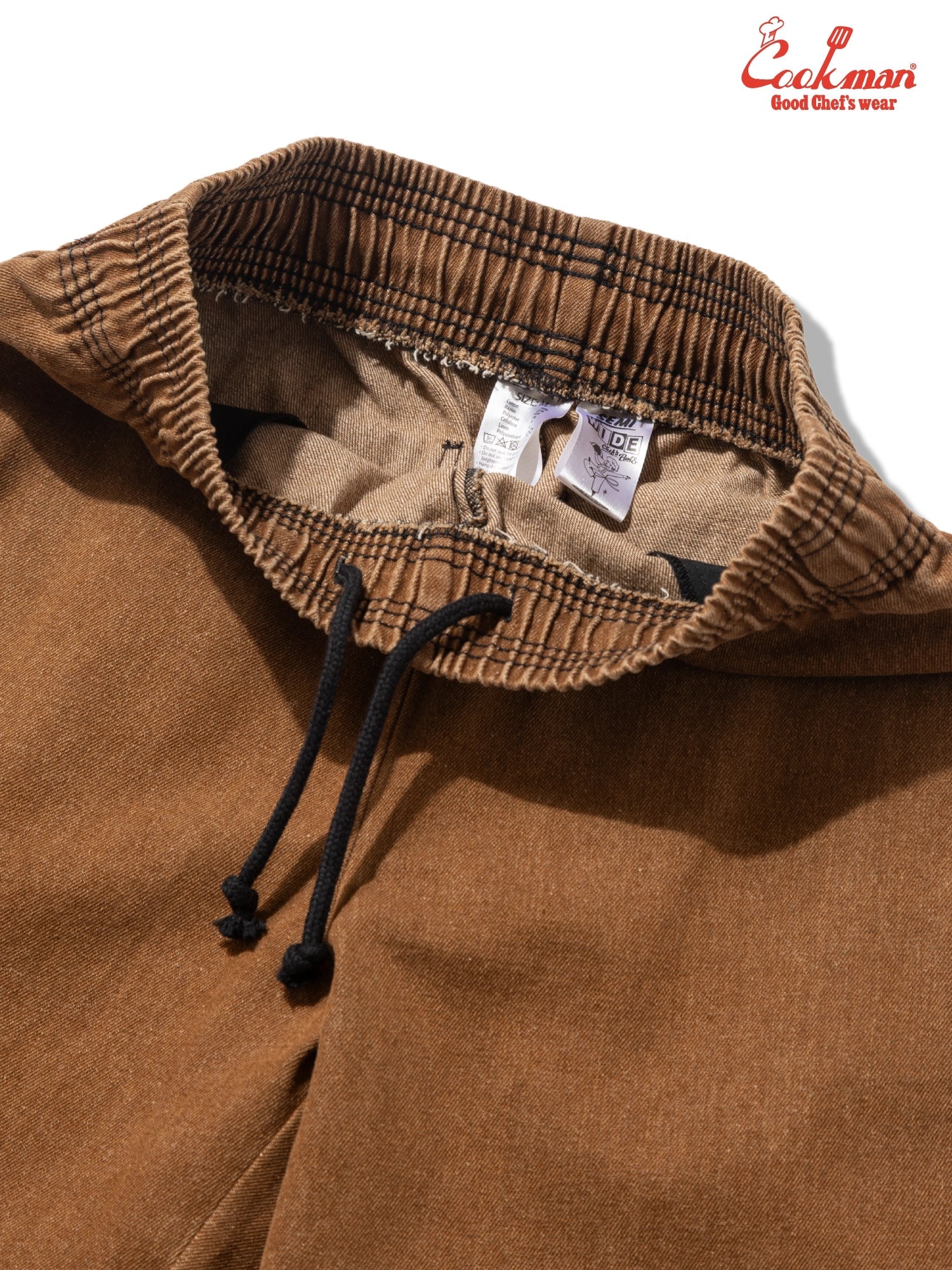 CHEF PANTS SEMIWIDE DENIM - BROWN