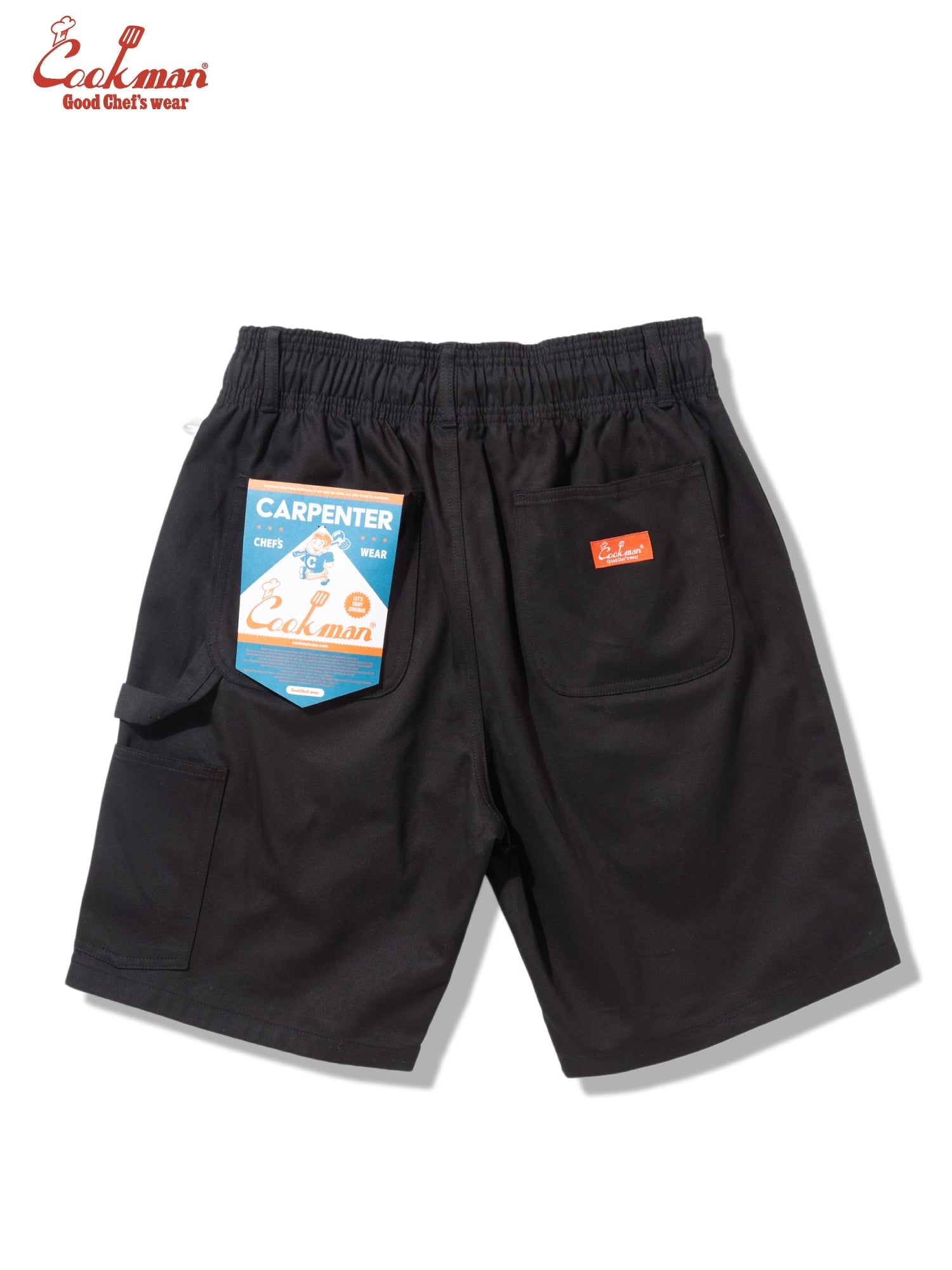 CARPENTER'S PANTS SHORT HEAVY TWILL - BLACK