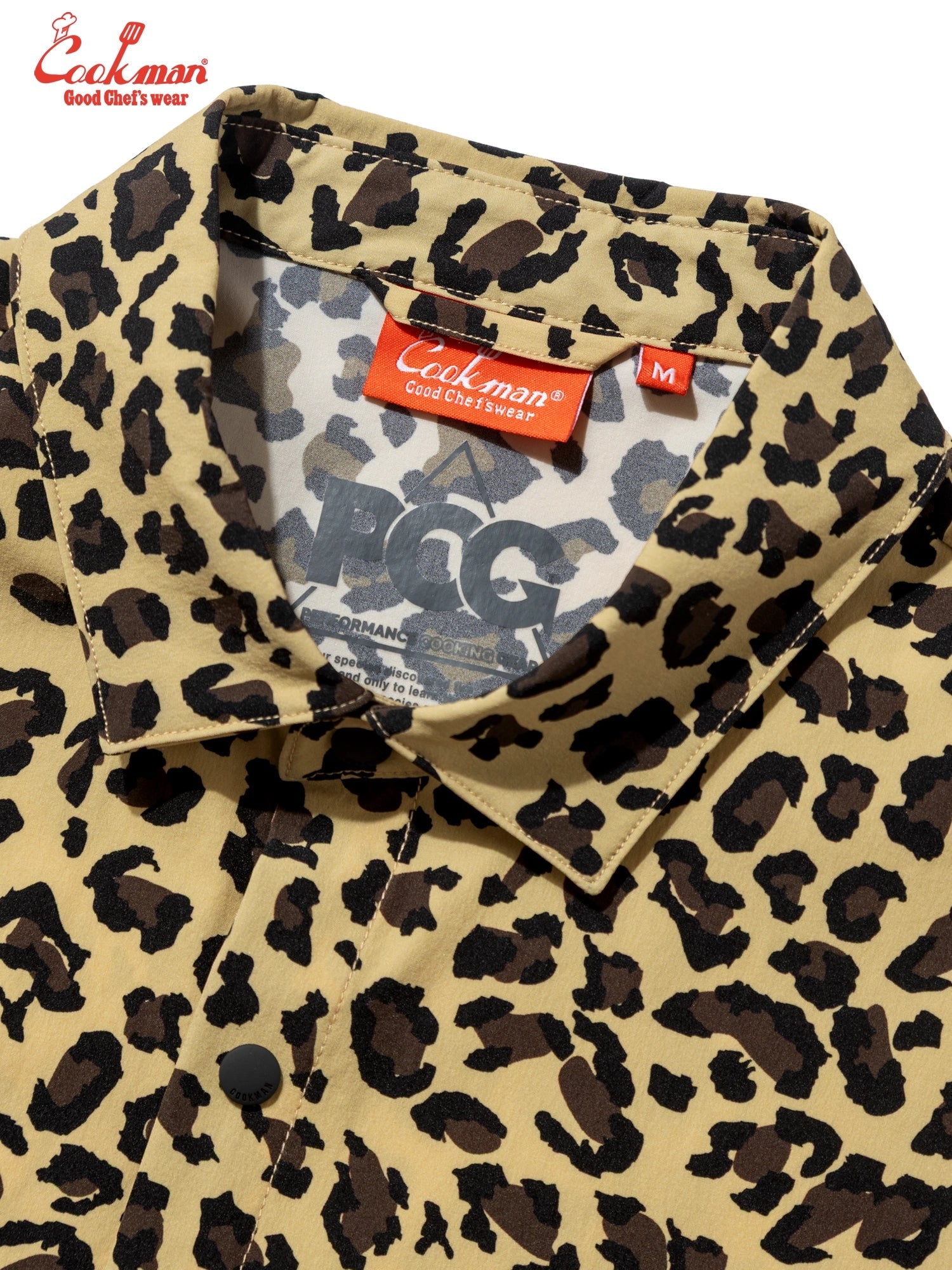 WORK SHIRTS S/S LIGHT LEOPARD - BEIGE