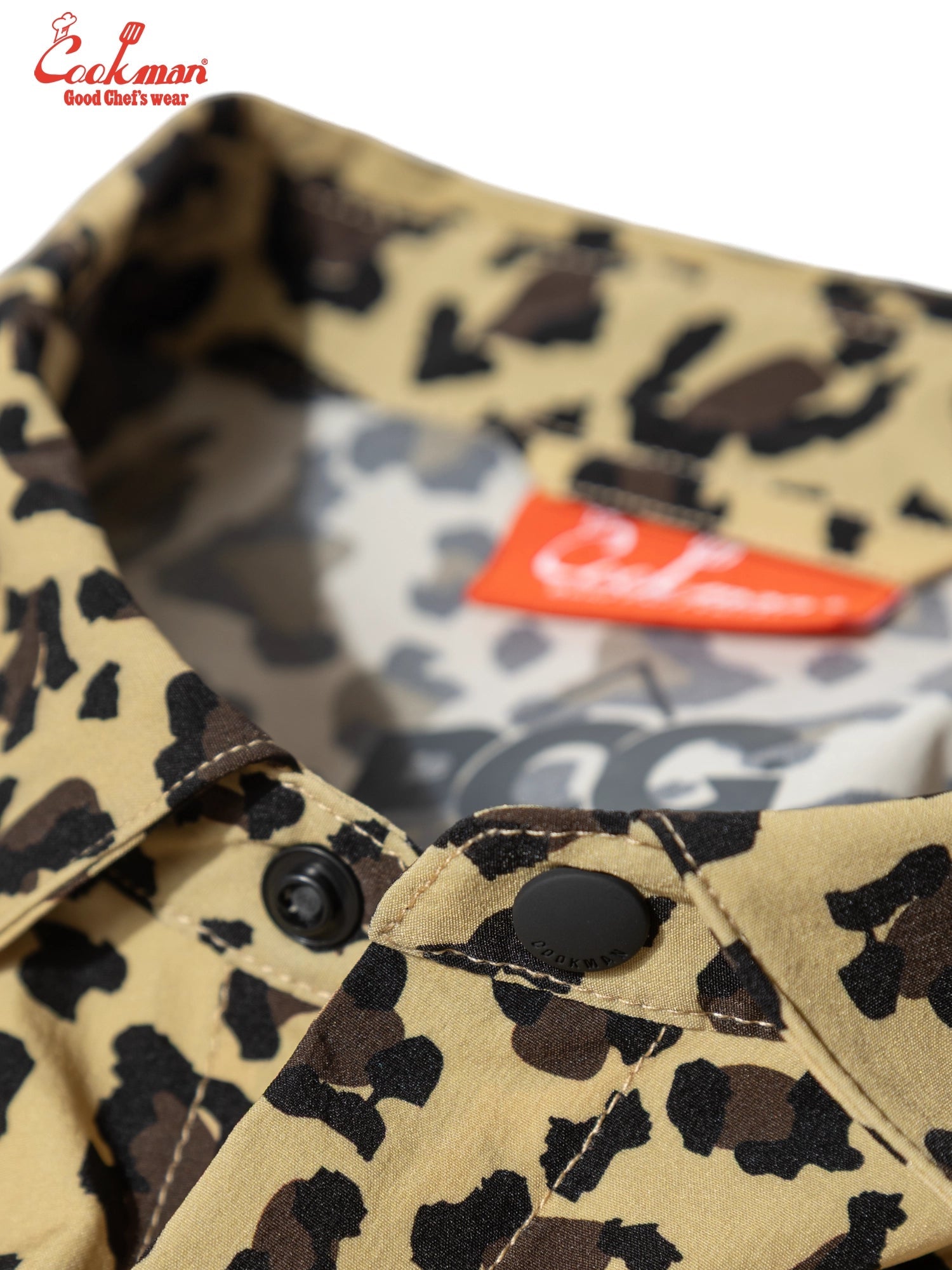 WORK SHIRTS S/S LIGHT LEOPARD - BEIGE