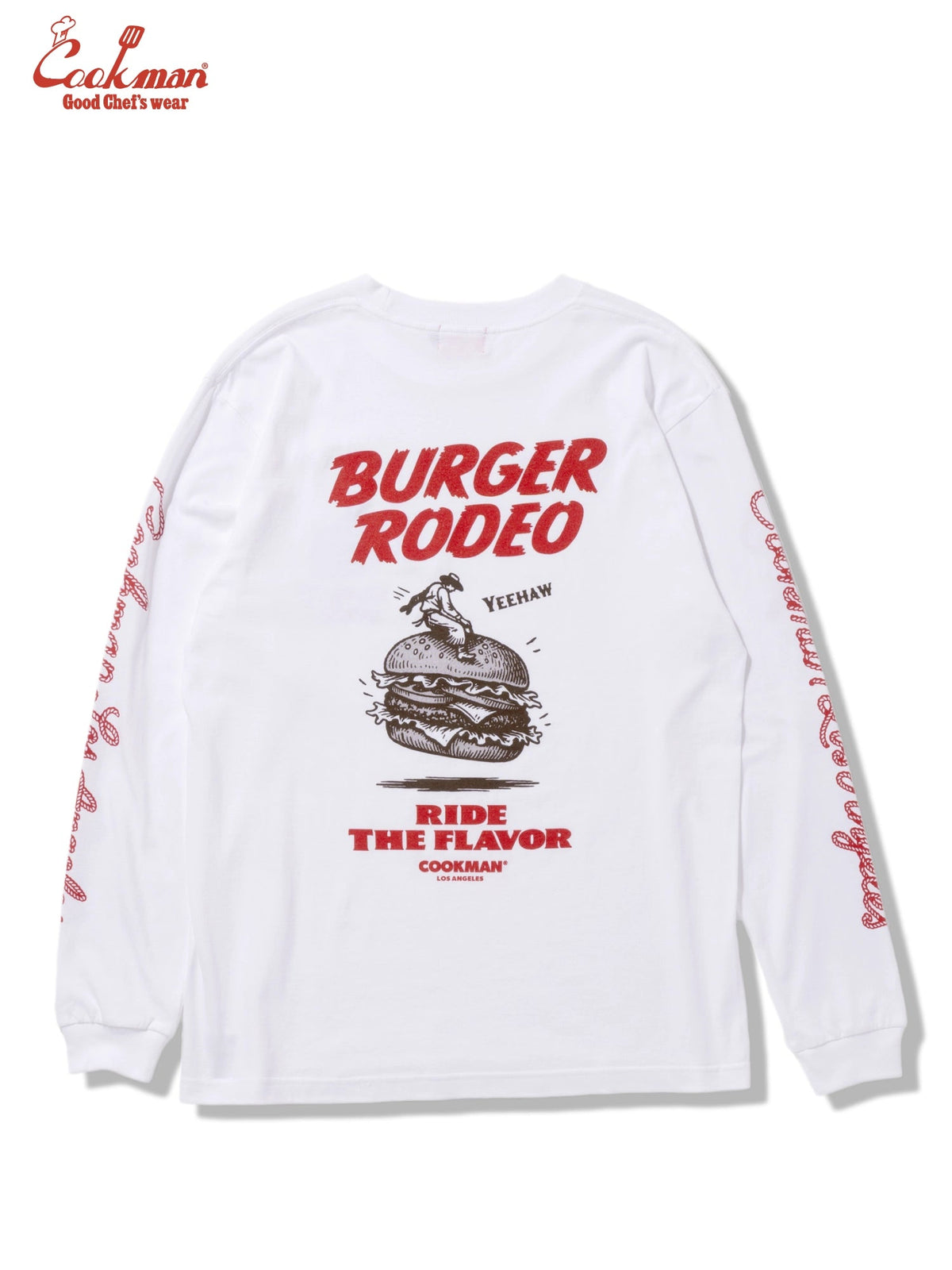 LONG SLEEVE TEES RODEO - WHITE
