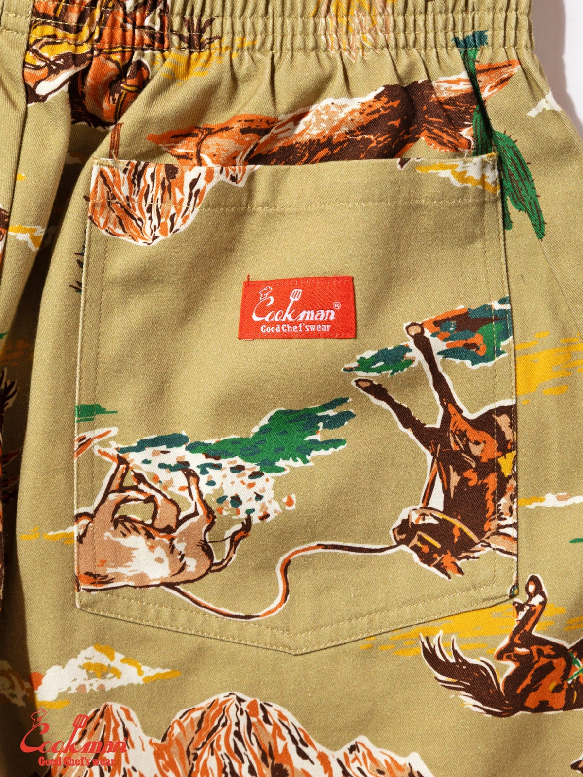 CHEF PANTS WESTERN - BEIGE