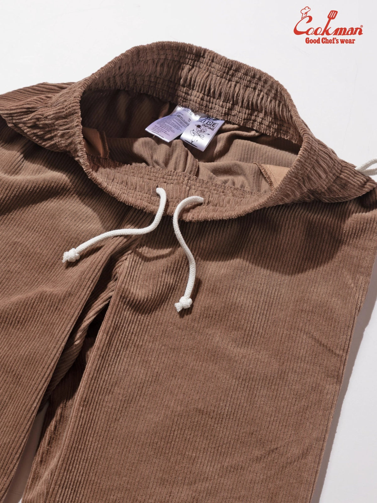 CHEF PANTS SEMIWIDE CORDUROY - COCOA