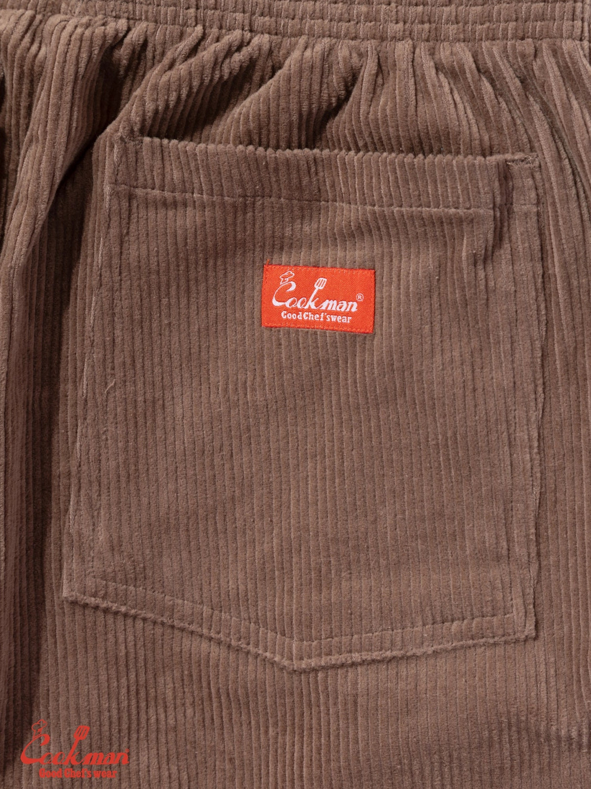 CHEF PANTS SEMIWIDE CORDUROY - COCOA