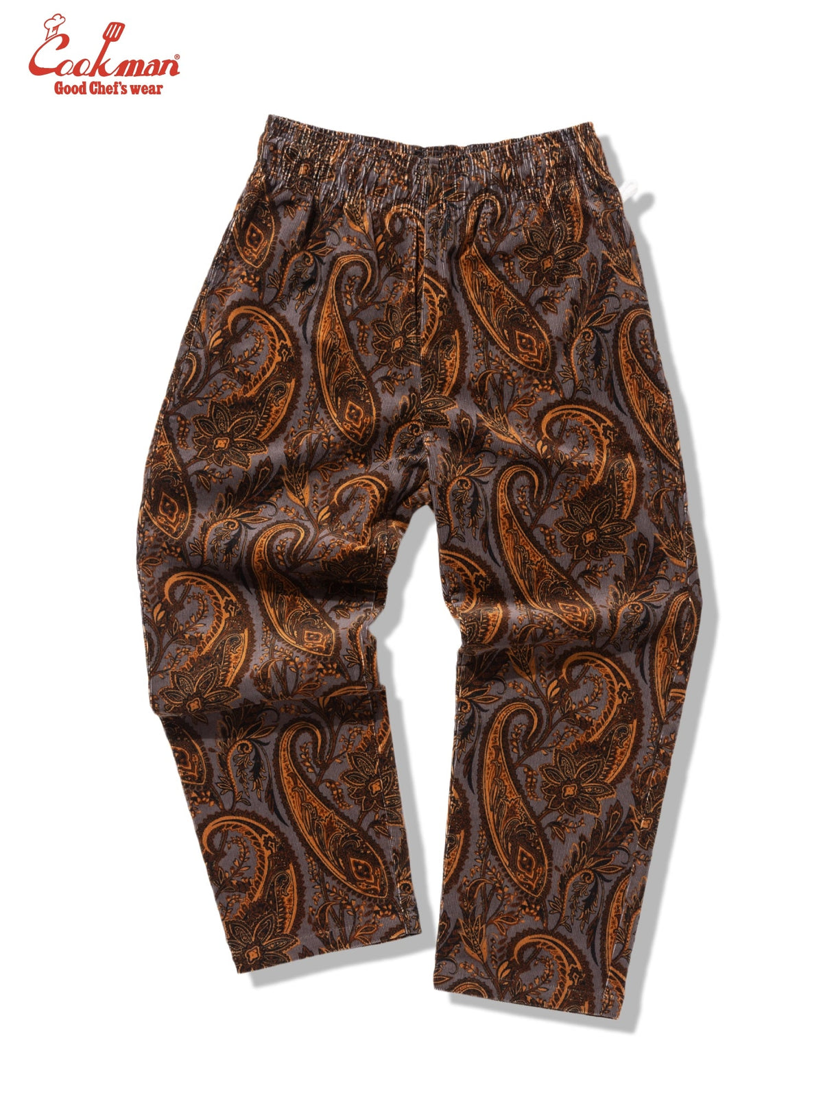 CHEF PANTS SEMIWIDE CORDUROY - PAISLEY BROWN