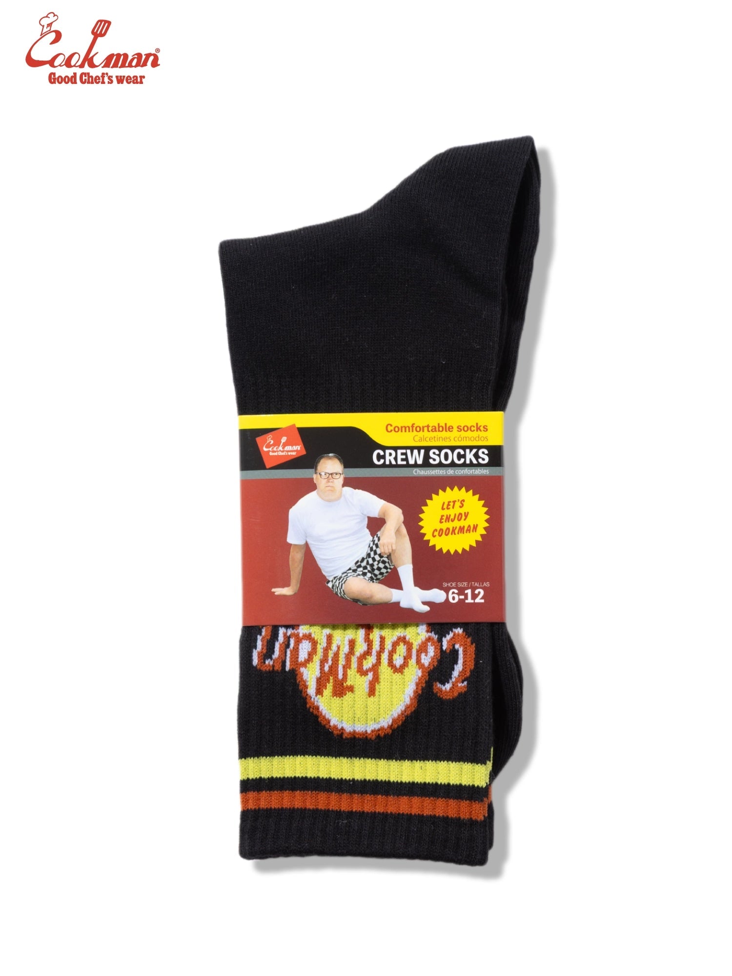RIB CREW SOCKS CAFE & DINING - BLACK