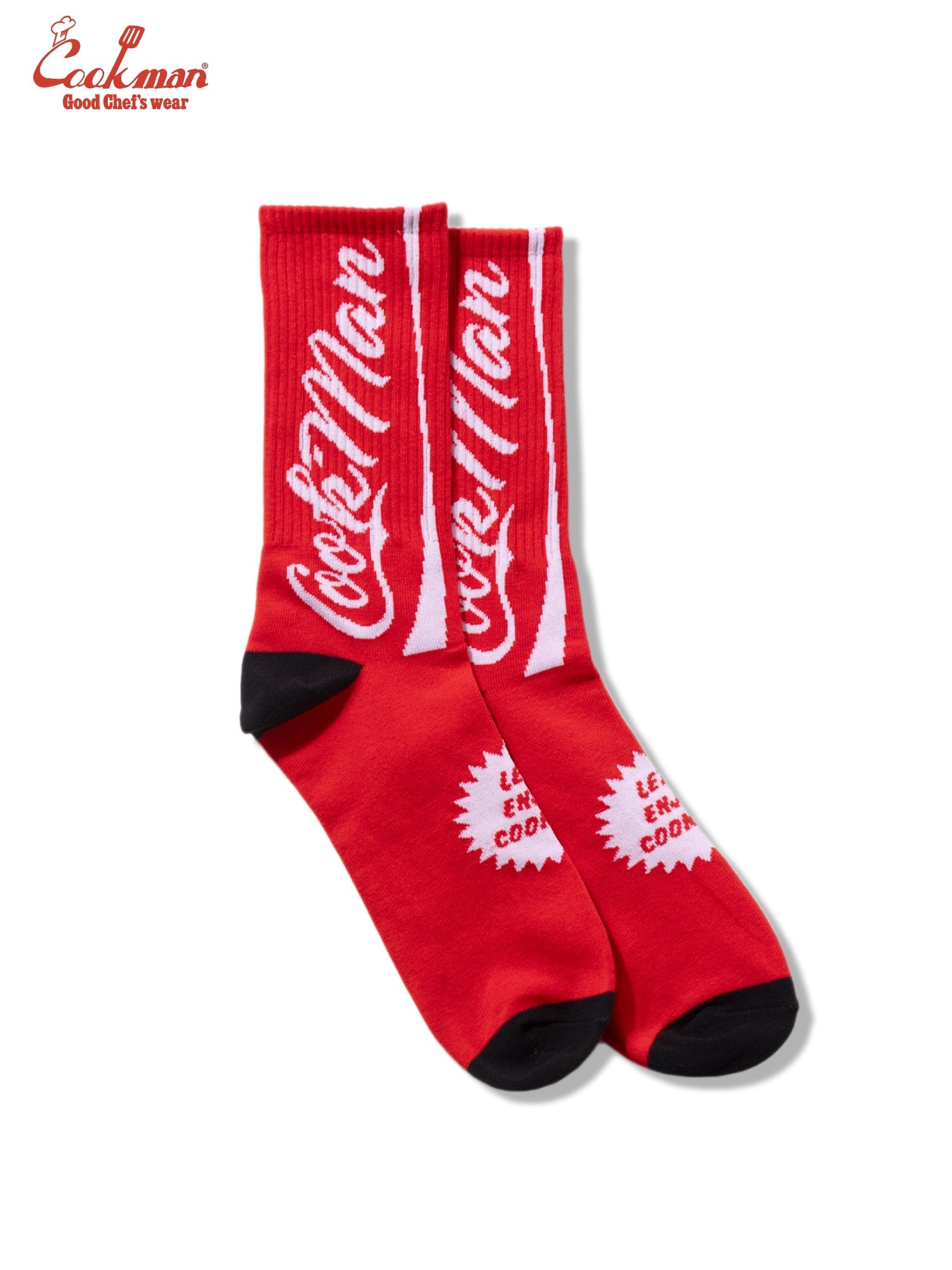 RIB CREW SOCKS SODA - RED