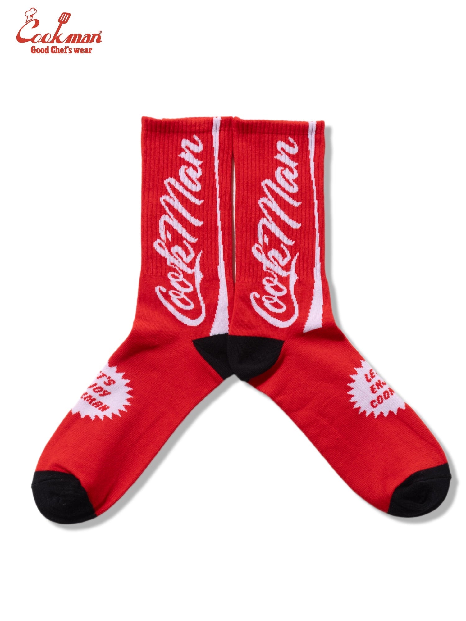 RIB CREW SOCKS SODA - RED