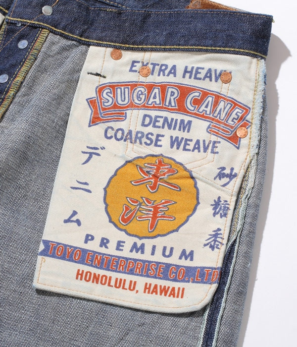 SC40401 14OZ HAWAII MIXED INDIGO ONE WASH - INDIGO