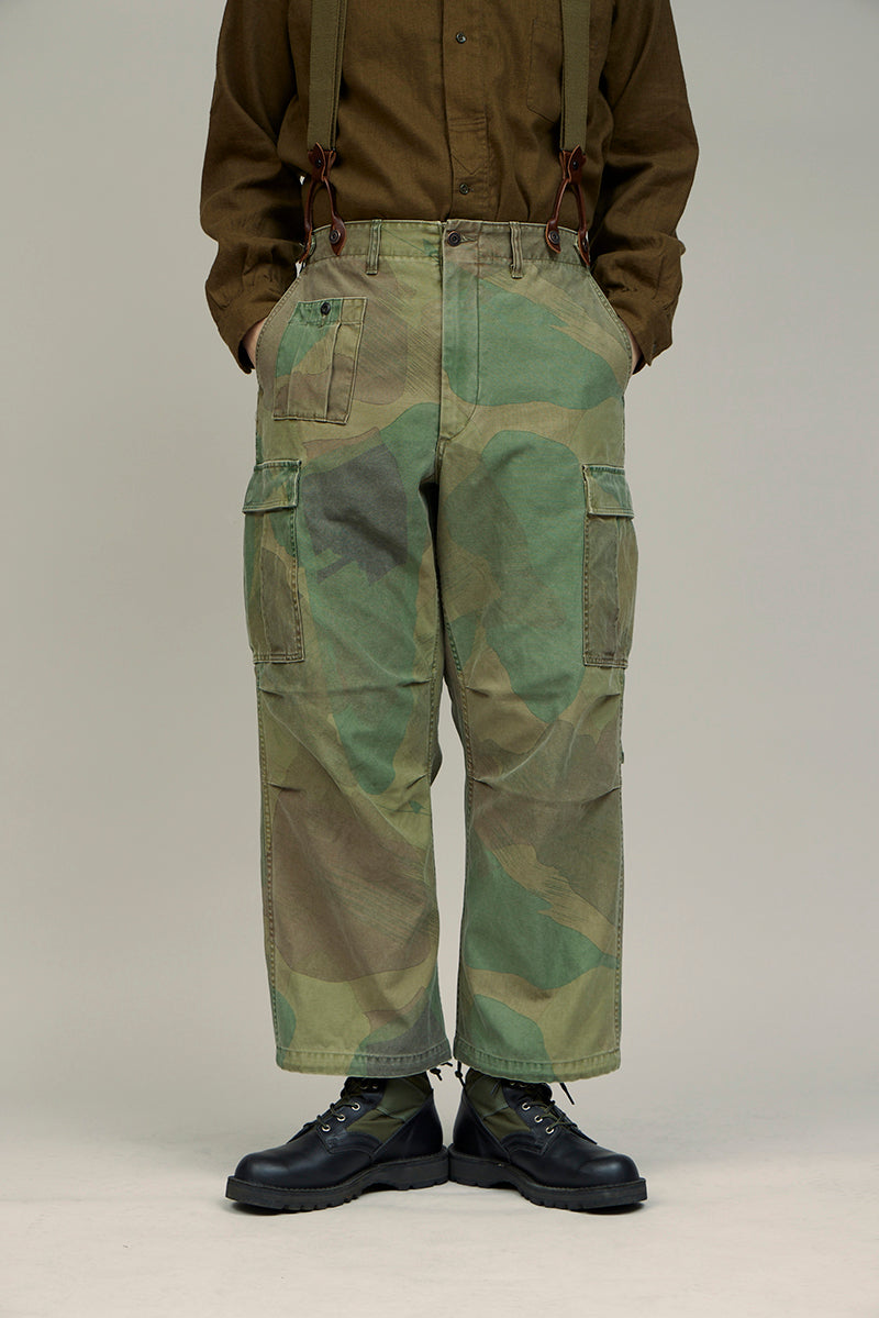 ARMY CARGO PANT FADE CAMO - GREEN