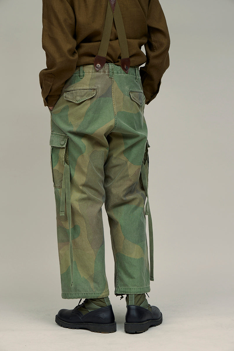 ARMY CARGO PANT FADE CAMO - GREEN