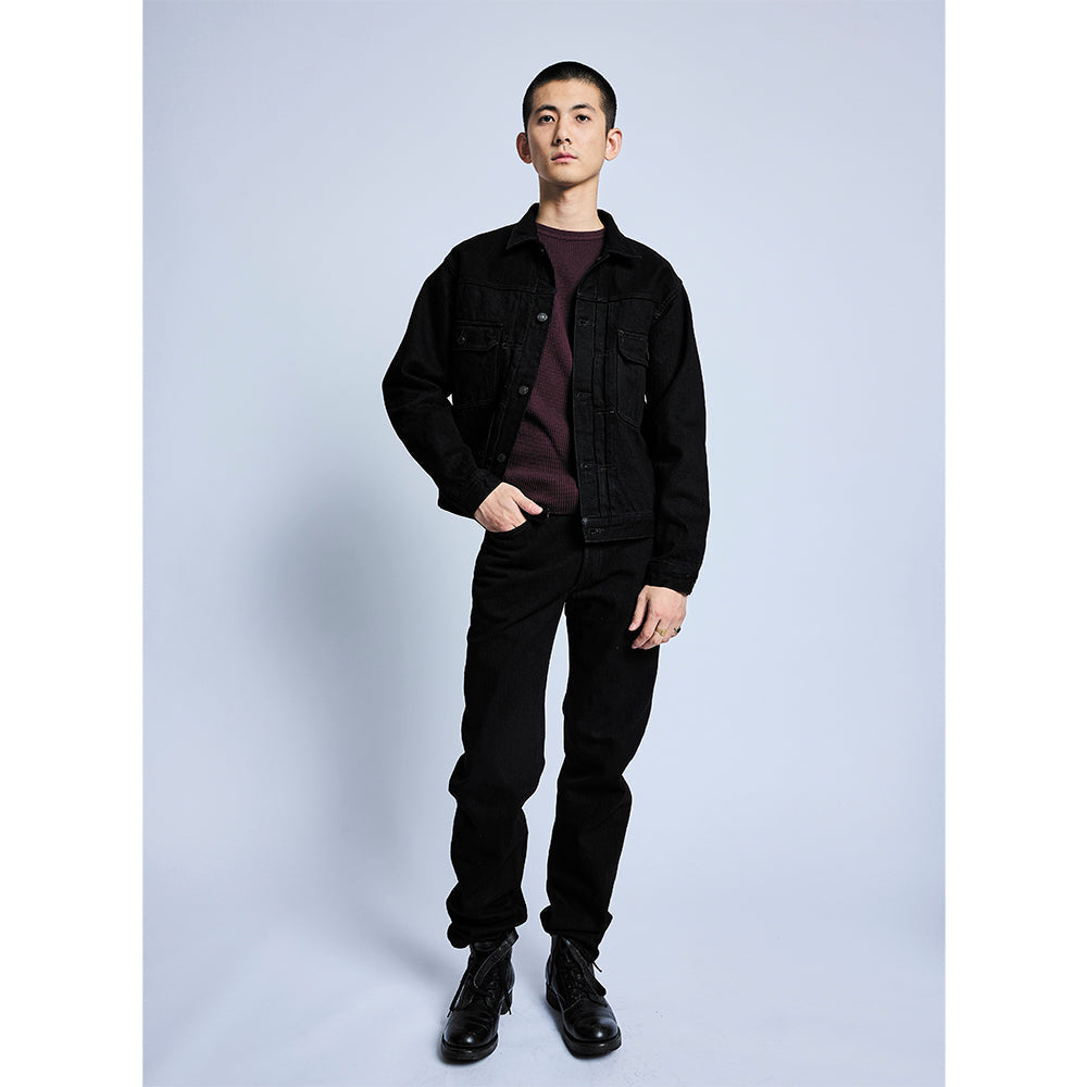 SP-120 45th Amami Mud-Dyed Indigo Jeans - DARK BROWN