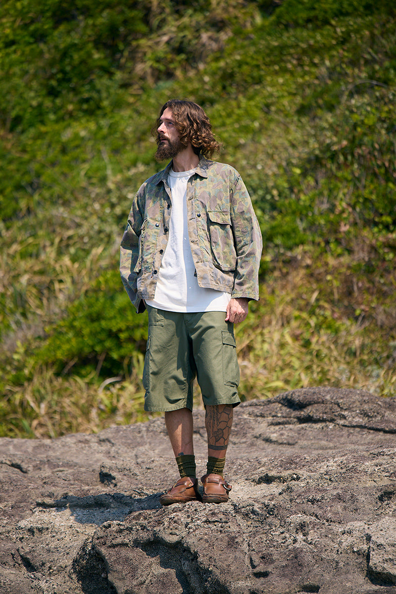 ARMY CARGO SHORT - DARK GREEN