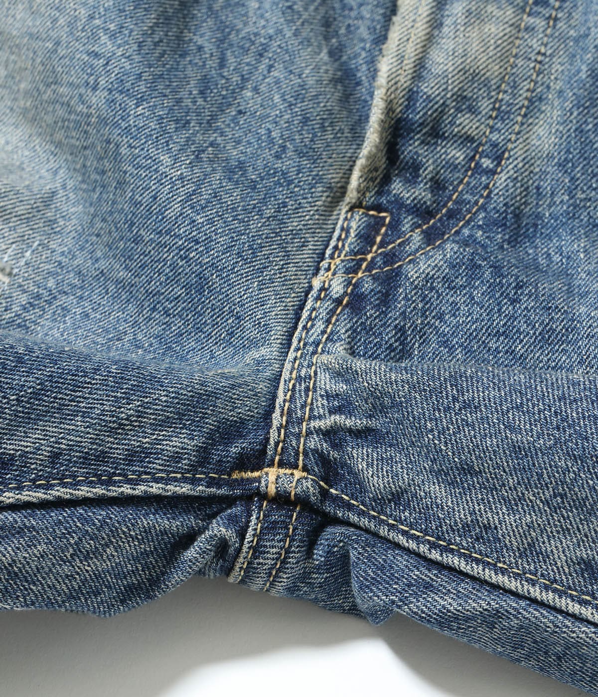 SC41947SR 14.25oz. DENIM 1947 REMAKE AGED MODEL (REGULAR STRAIGHT) - INDIGO