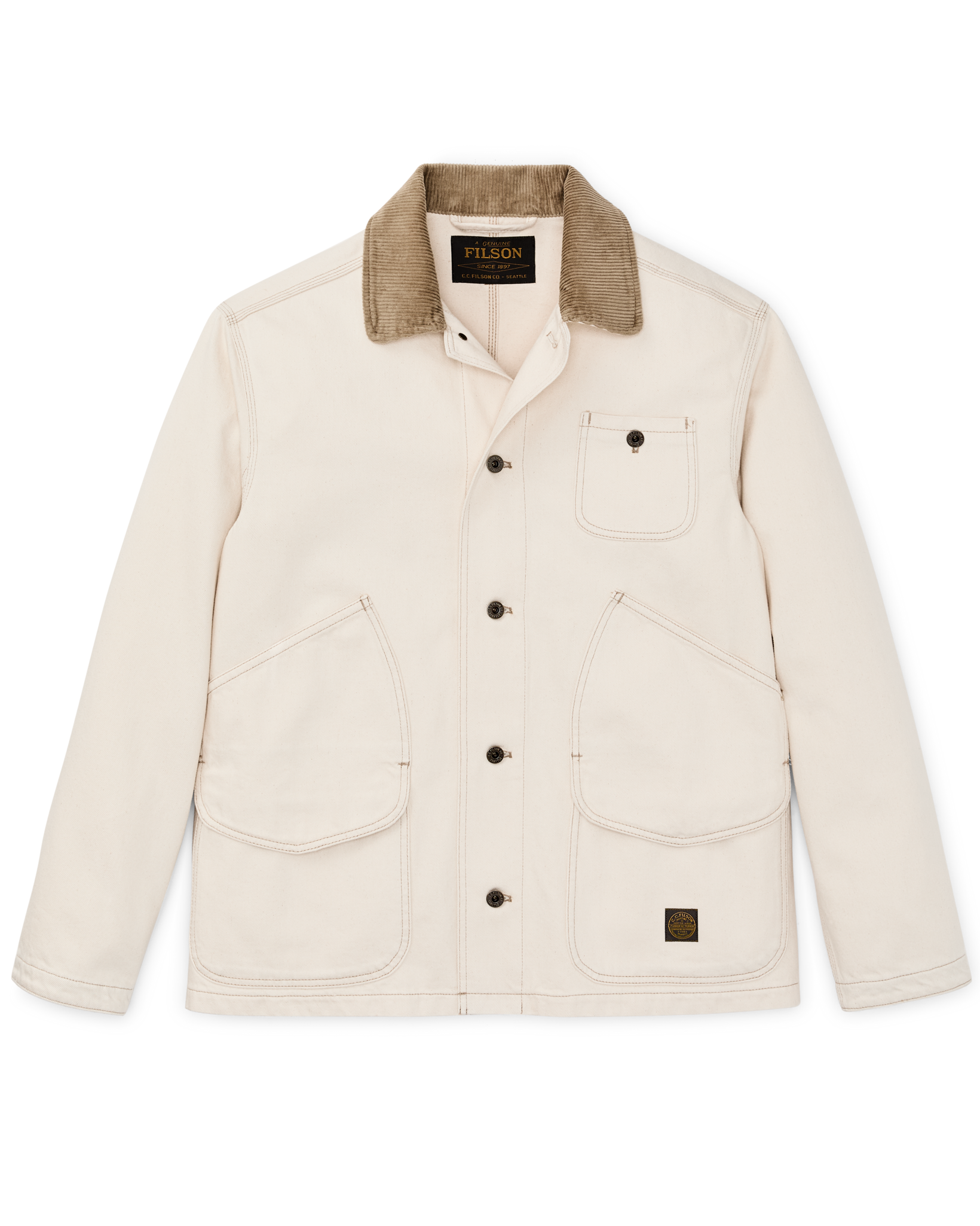 11-oz. Denim Outfitter Jacket - NATURAL SEED