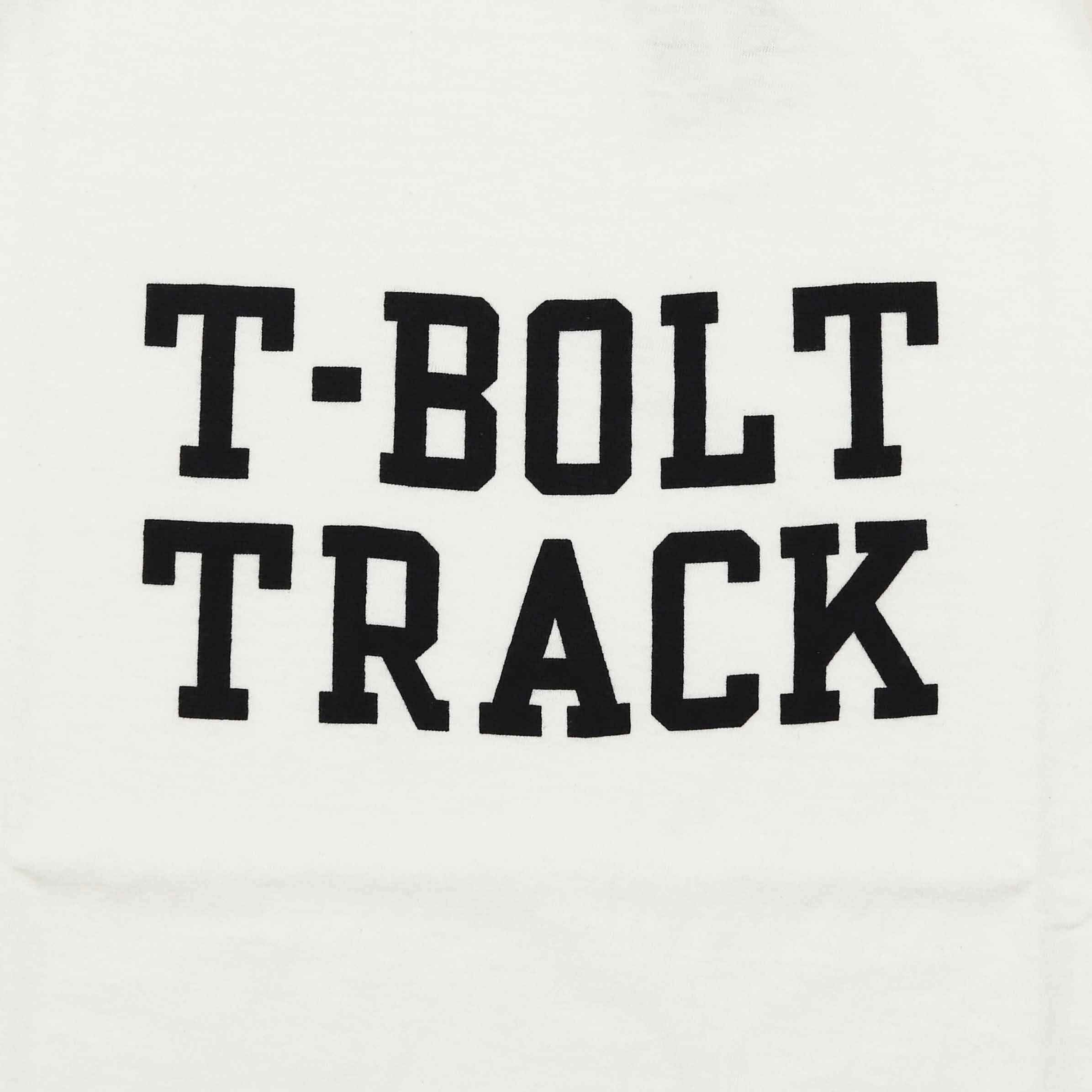 34006-01 Ringer Tee "T-BOLT TRACK" - OFF WHITE X BLACK