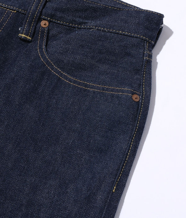 SC49007 SUGAR CANE SUPER “DENIM COLLECTIBLES #07 13.5OZ. BLUE DENIM WAIST OVERALLS “1946 MODE - INDIGO