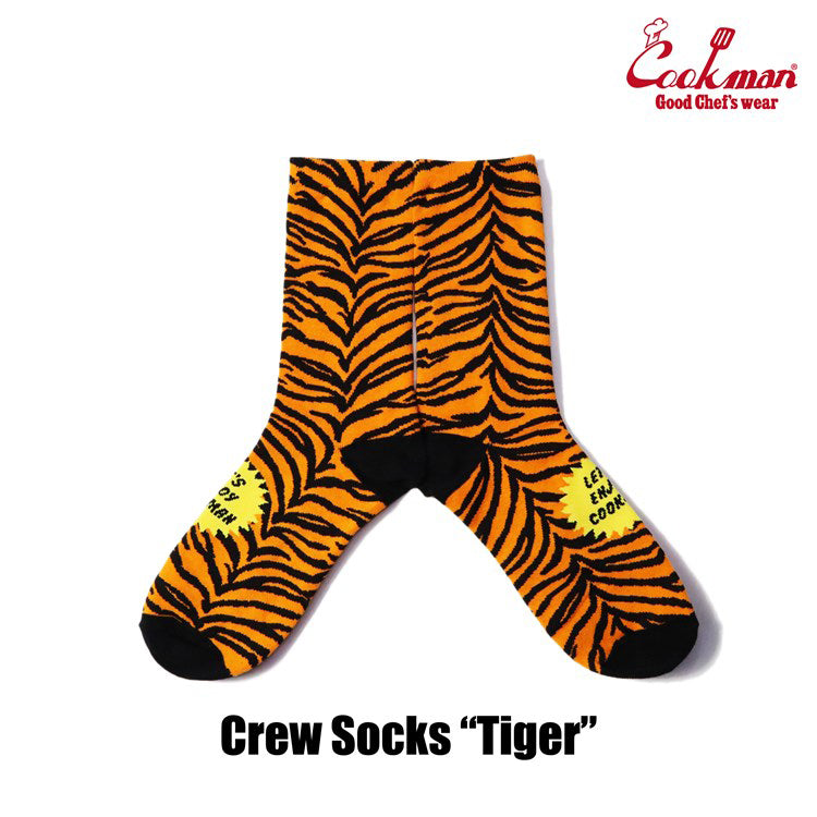 CREW SOCKS TIGER - ORANGE