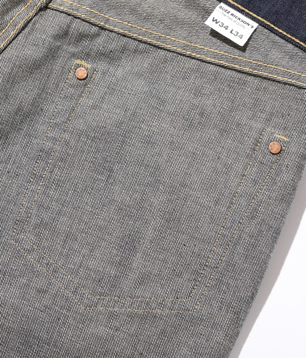 BR43041 WORLD WAR II WAIST OVERALLS - INDIGO