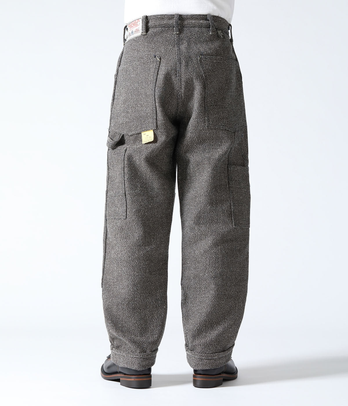 SC42609 FICTION ROMANCE 16.7oz. INDIGO TWEED WORK PANTS - BEIGE