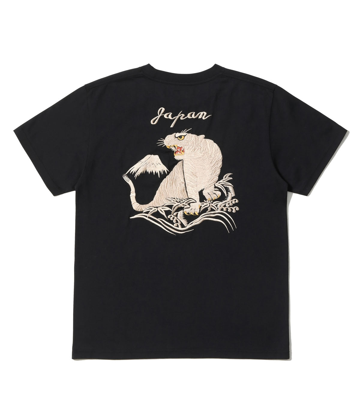 TT79743 SUKA T-SHIRT EMBROIDERED TIGER - BLACK