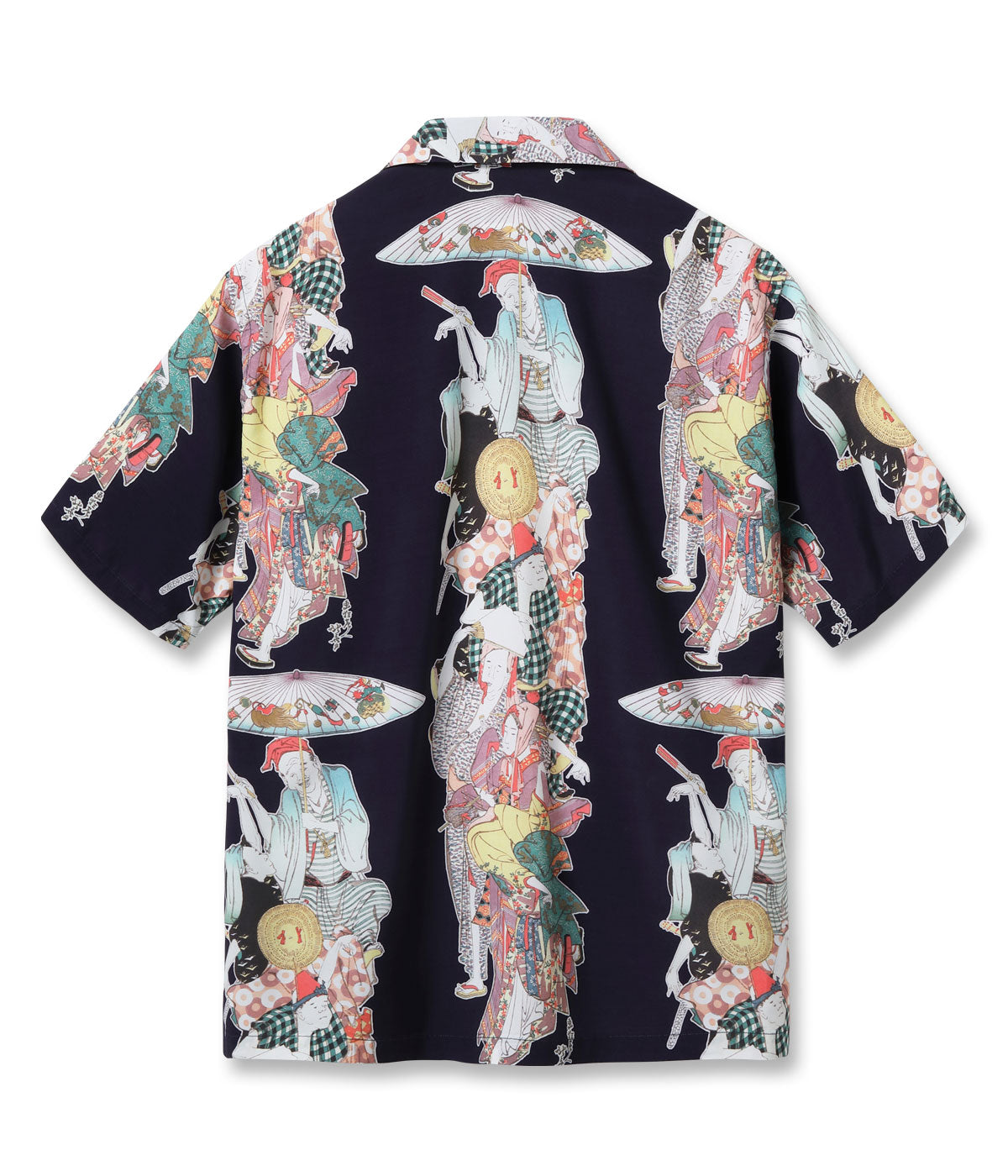 SS39655 SUN SURF × Katsushika Hokusai SPECIAL EDITION Dance - NAVY