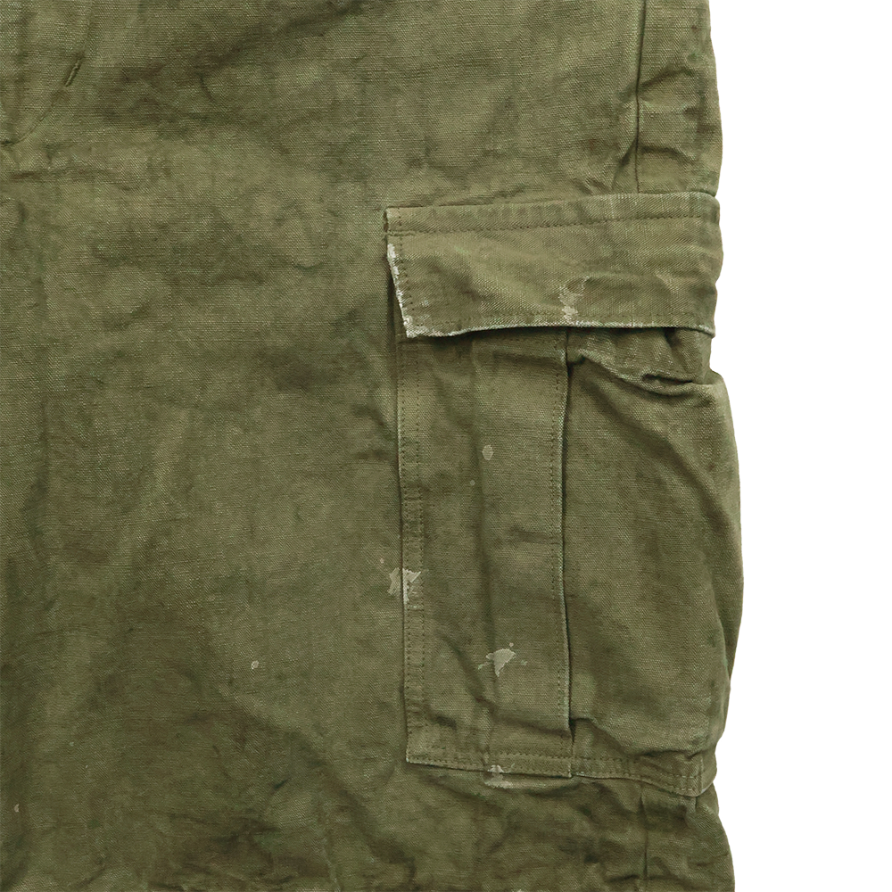 1144VE Tent Cloth Field Cargo Shorts VE (Vintage Effect) - O.D
