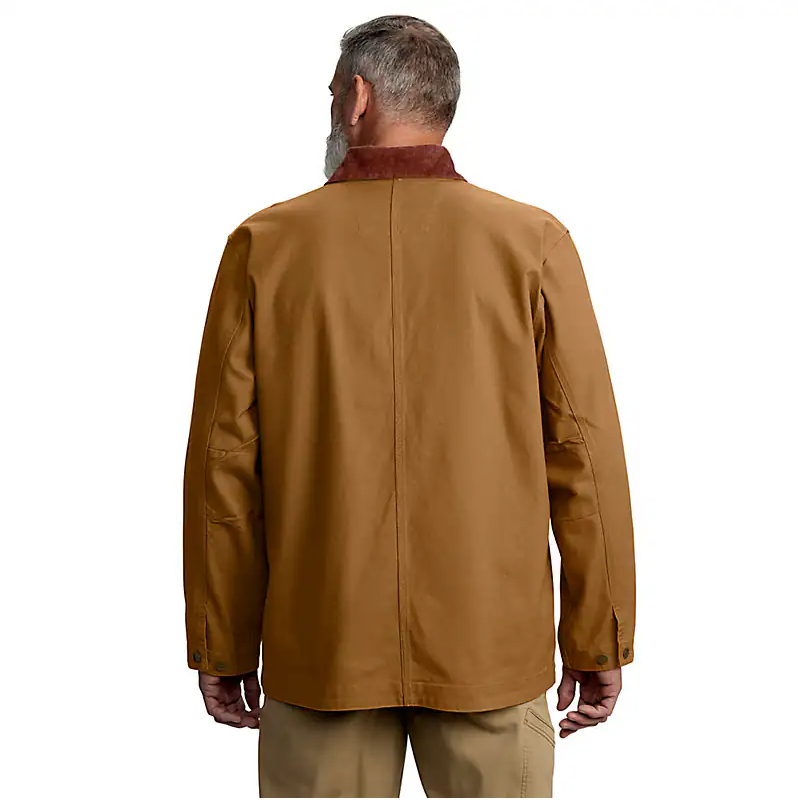 RUGGED FLEX® DUCK LOOSE FIT CHORE COAT-1 WARM RATING - CARHARTT BROWN