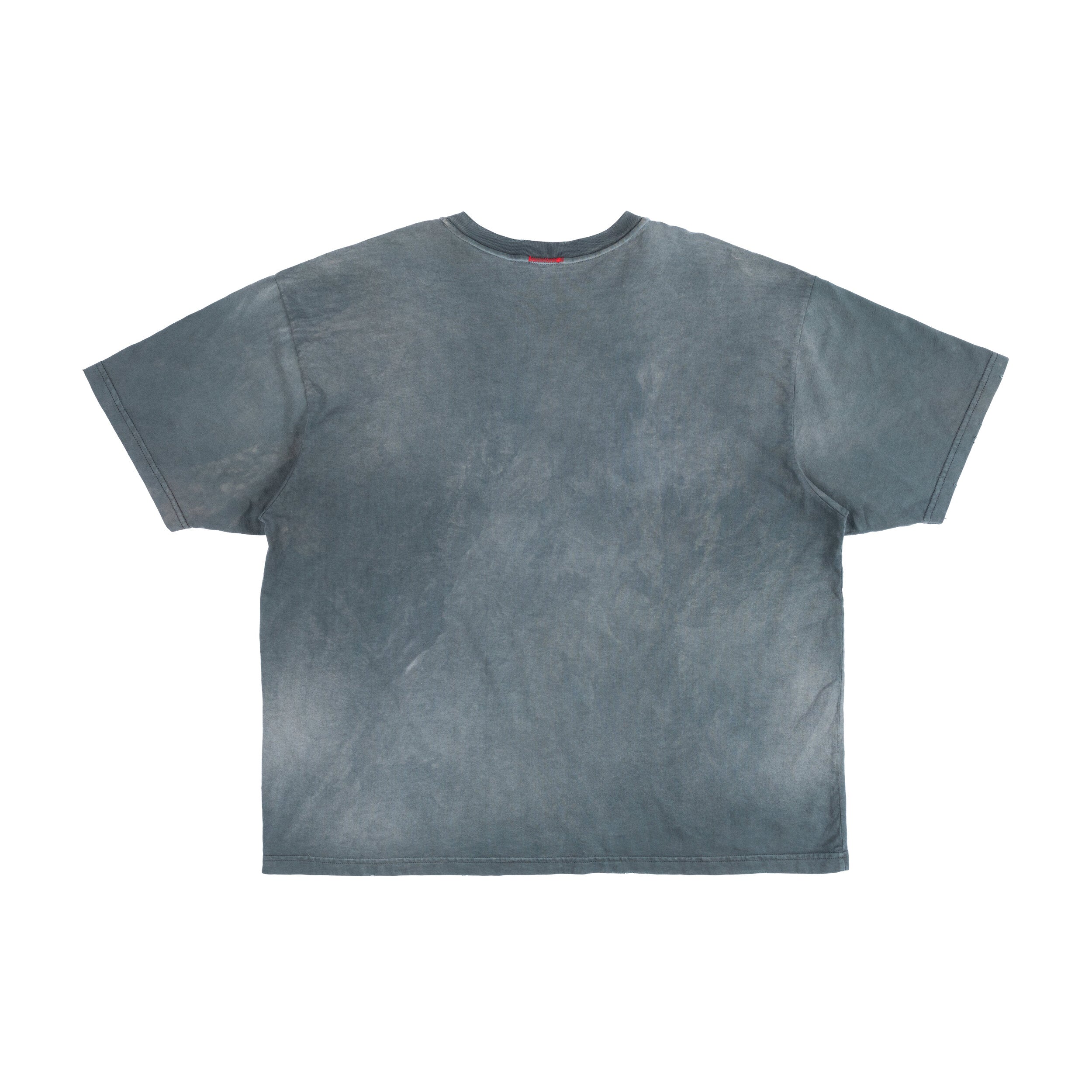 OVERSIZE CROP TEE S/S - SUN FADE ENAMEL GREEN