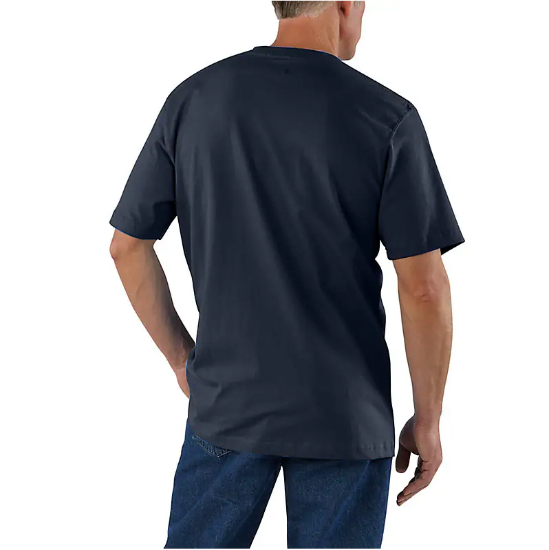 LOOSE FIT HEAVYWEIGHT SHORT-SLEEVE POCKET TEE - NAVY