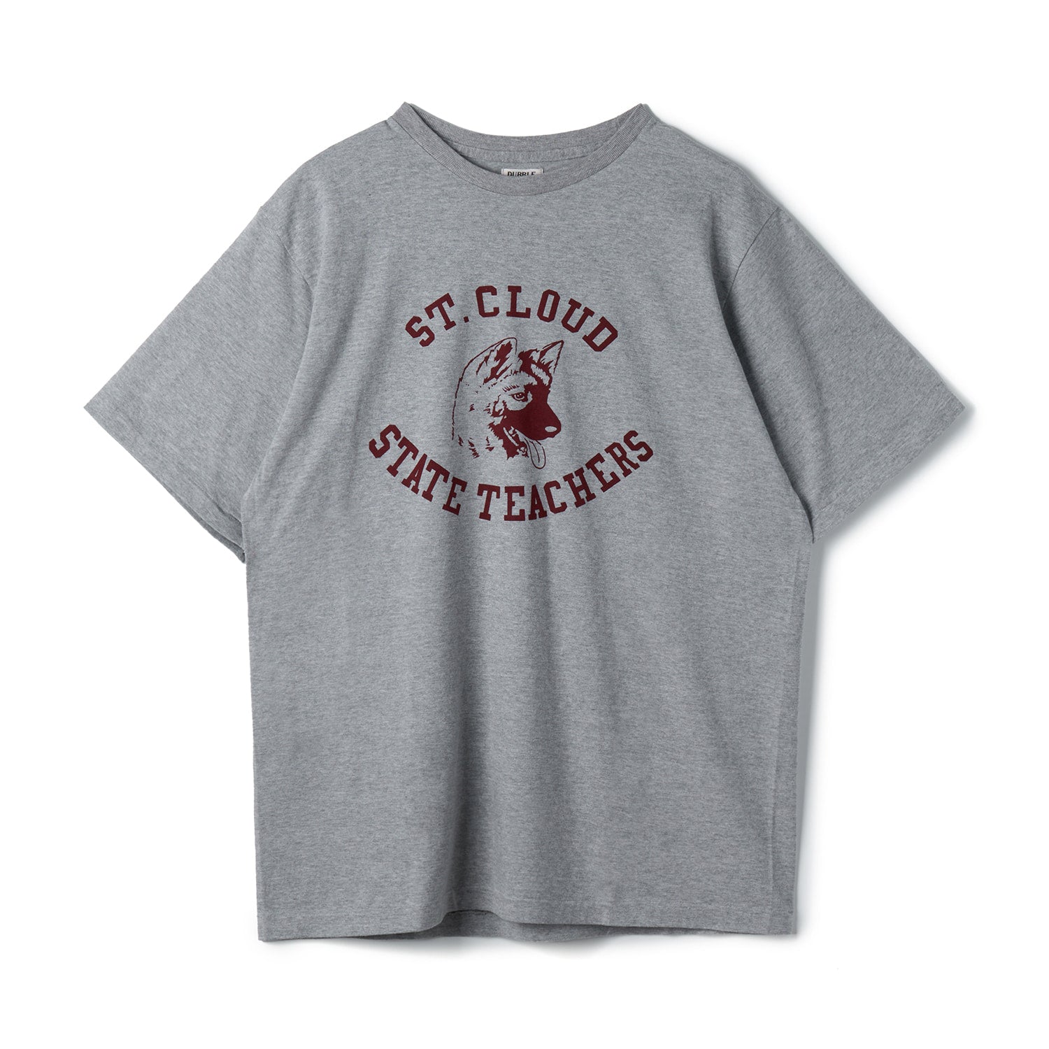 33005-03 Printed Tee "ST.CLOUD" - HEATHER GREY