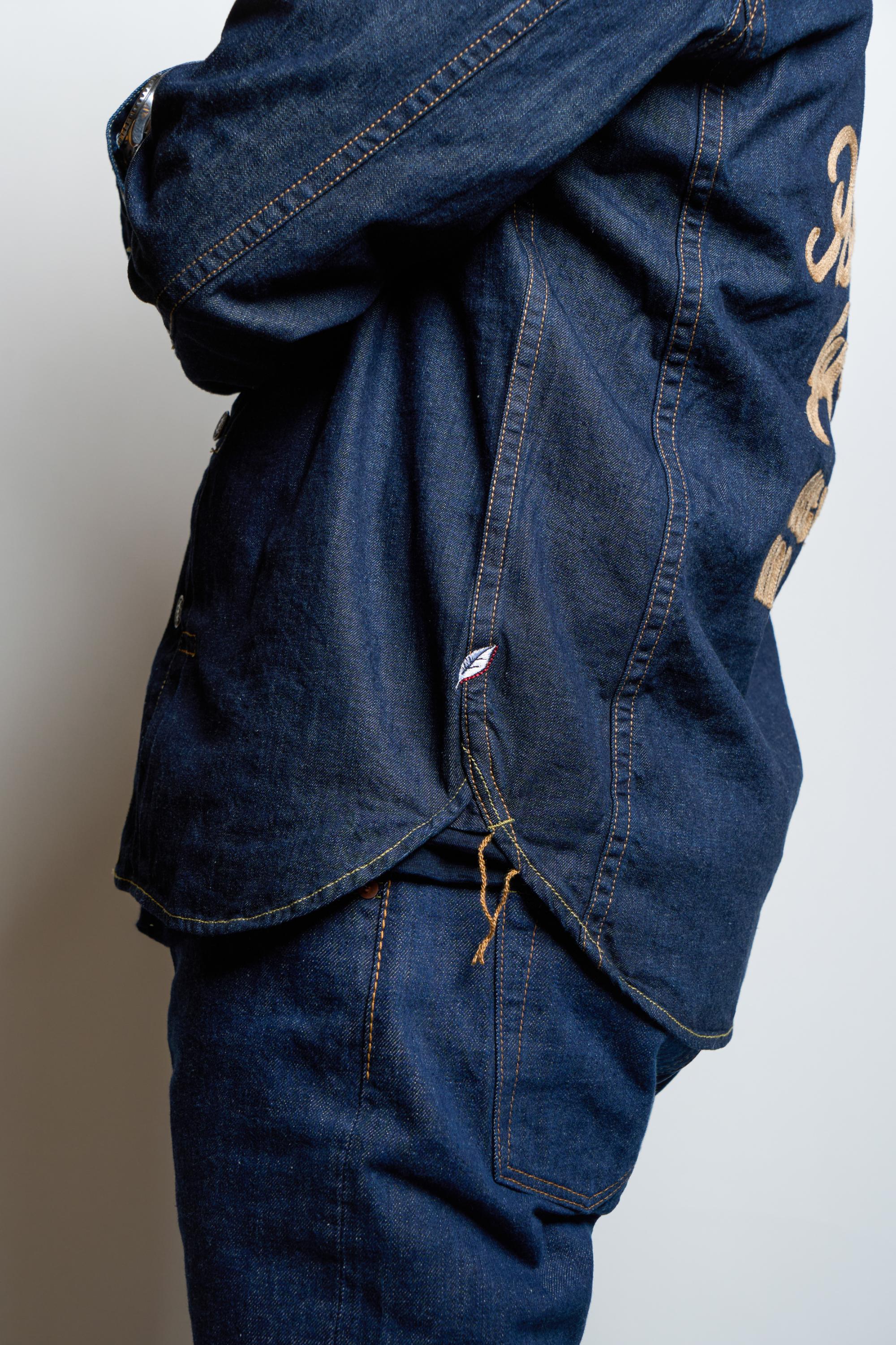 PCD-2237 8oz Denim Type2 Shirt L/S - INDIGO