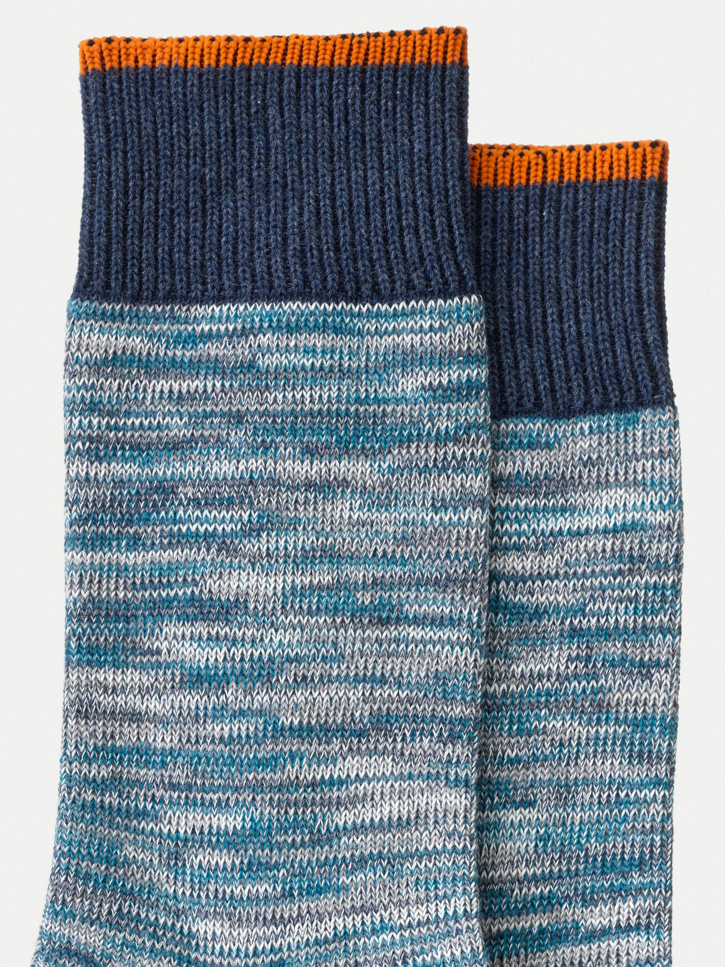 RASMUSSON MULTI YARN SOCKS - BLUE