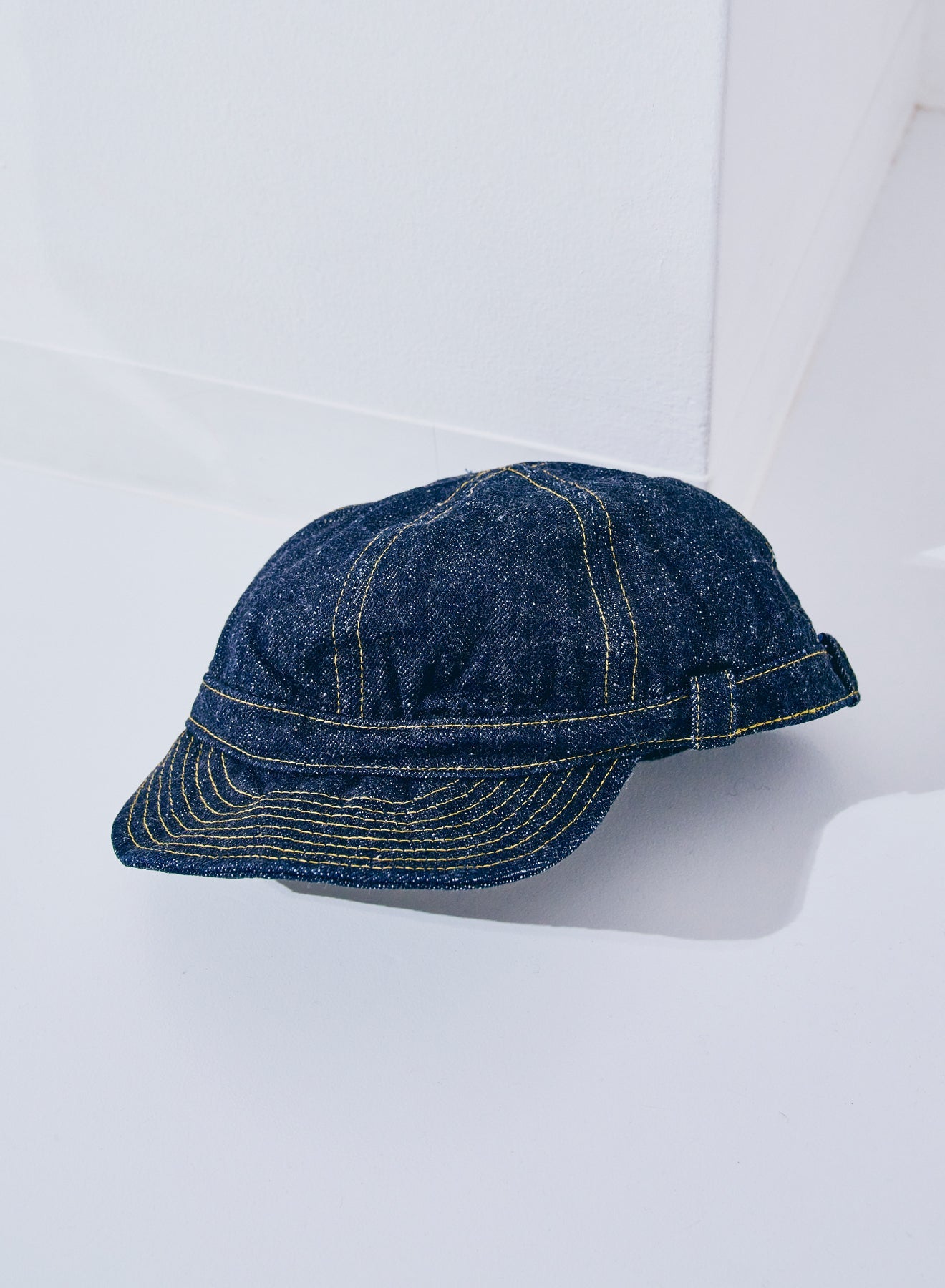 SJ201WC-3100VX (17oz Zero+ Denim Work Cap) - INDIGO