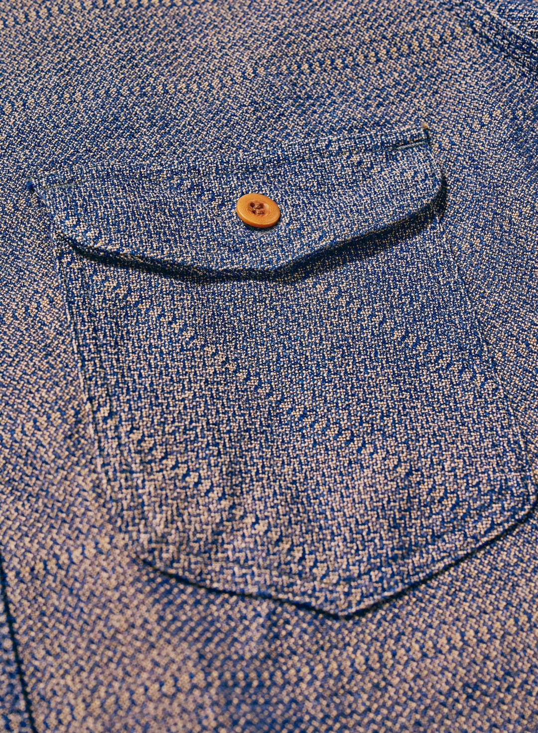 SSS26-KSKW Kanoko Aimadara Work Shirt - BROWN