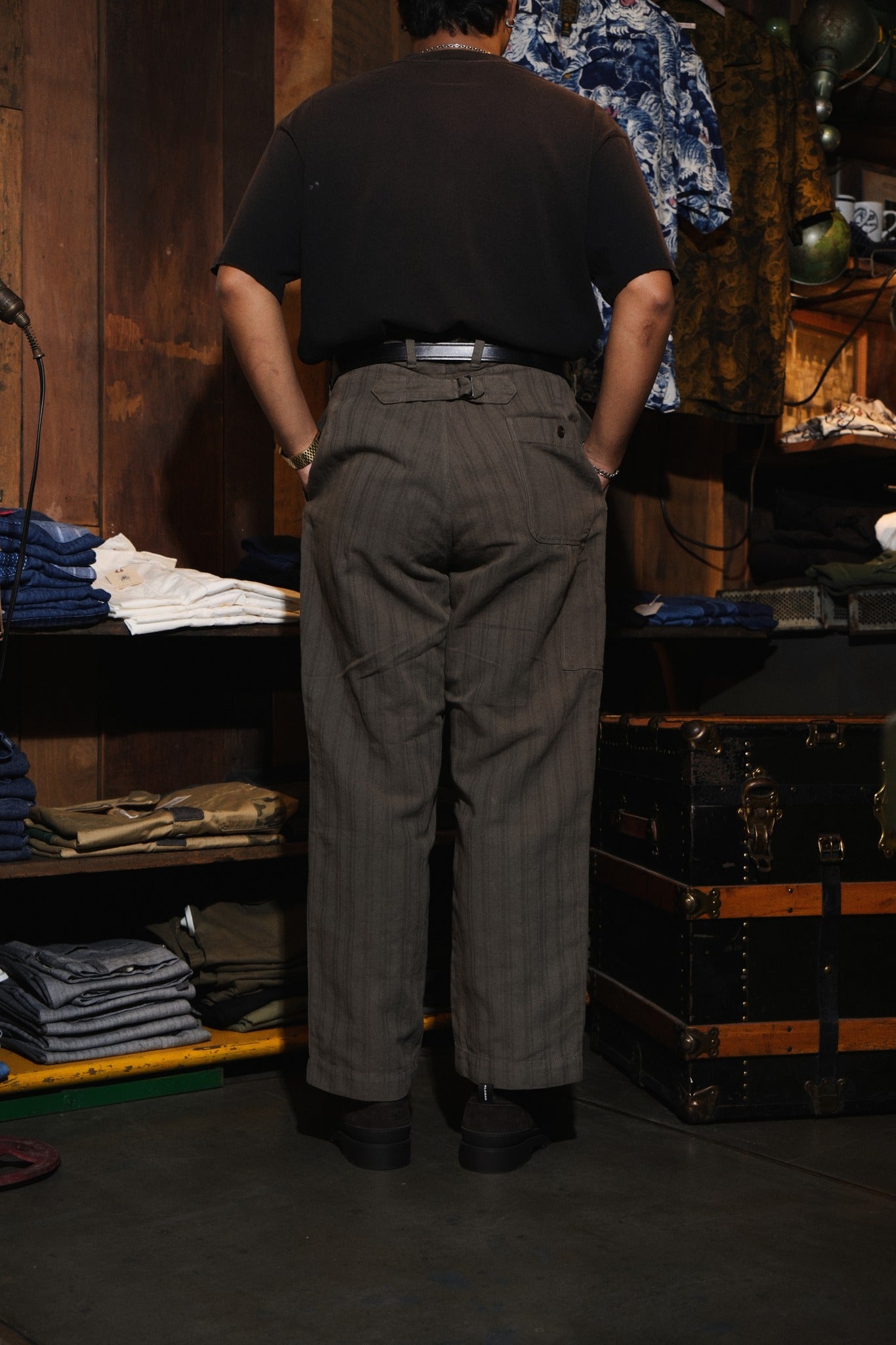 GS2449914 FRENCH UTILITY PANTS - KHAKI