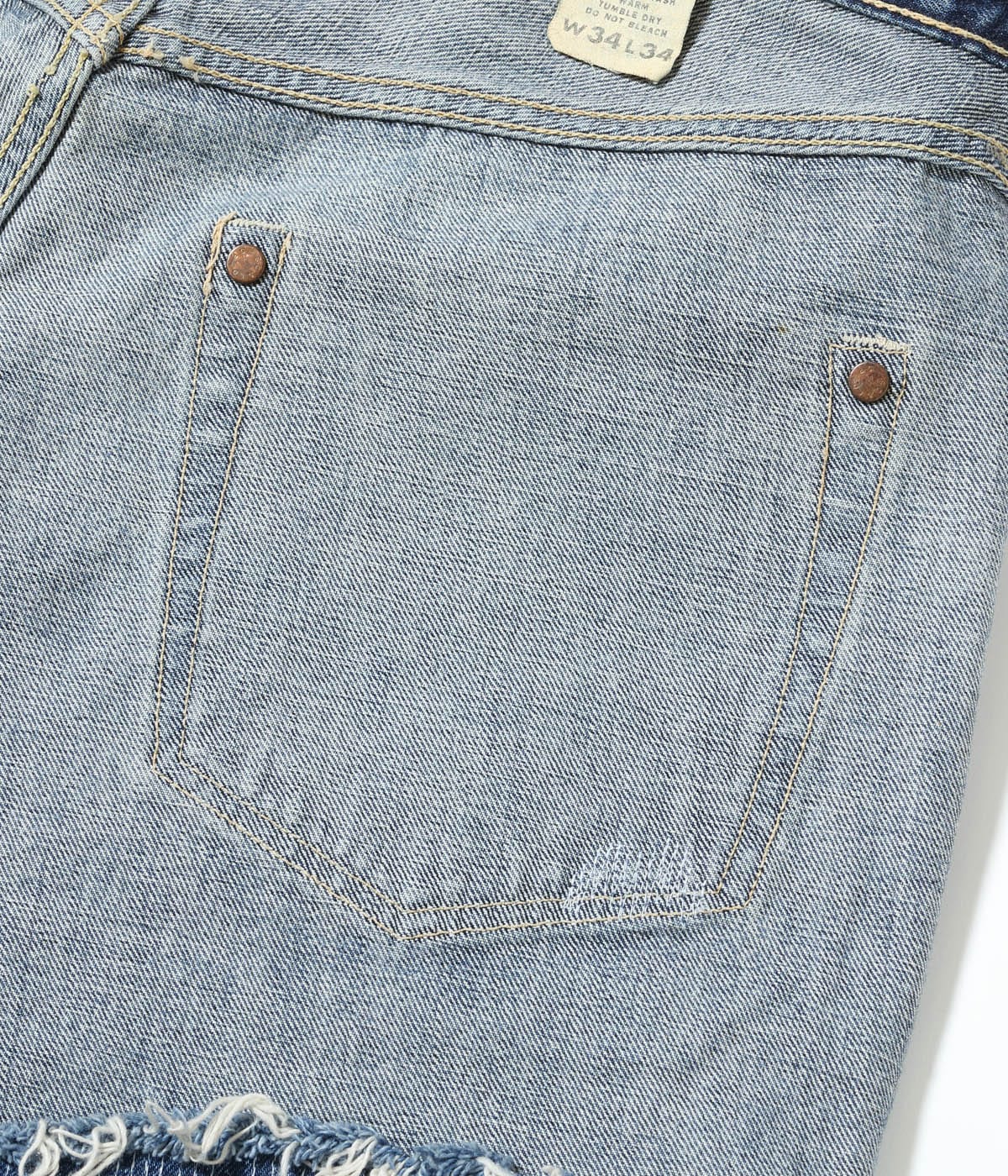 SC41947SR 14.25oz. DENIM 1947 REMAKE AGED MODEL (REGULAR STRAIGHT) - INDIGO