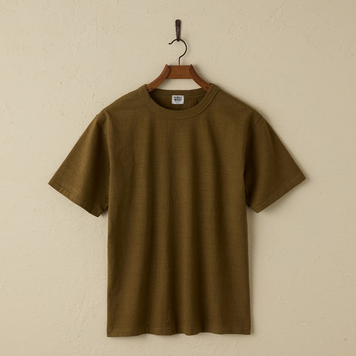 35001 FALLEN COTTON MID WEIGHT S/S TEE - KHAKI