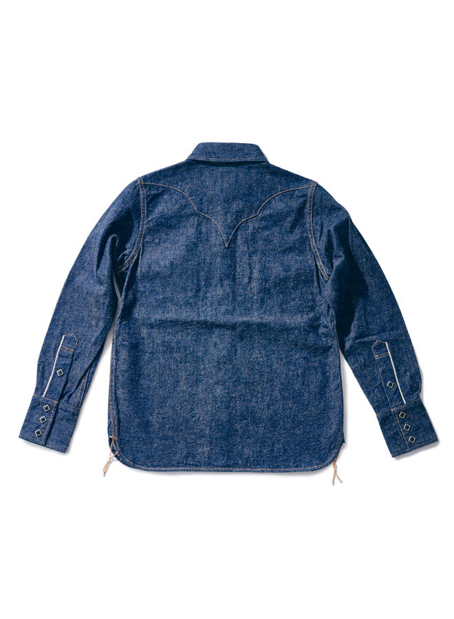 SWD-L02 Denim Western Shirt - INDIGO