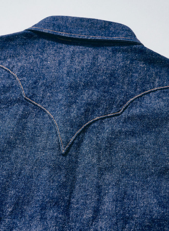 SWD-L02 Denim Western Shirt - INDIGO