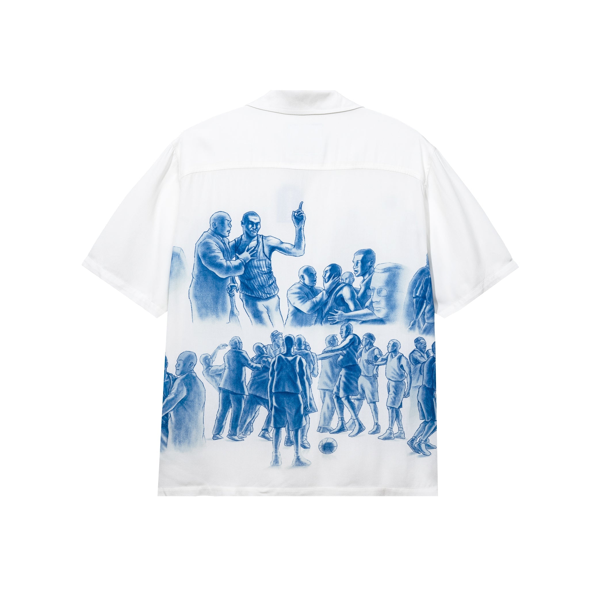 MALICE PALACE CAMP SHIRT - WHITE