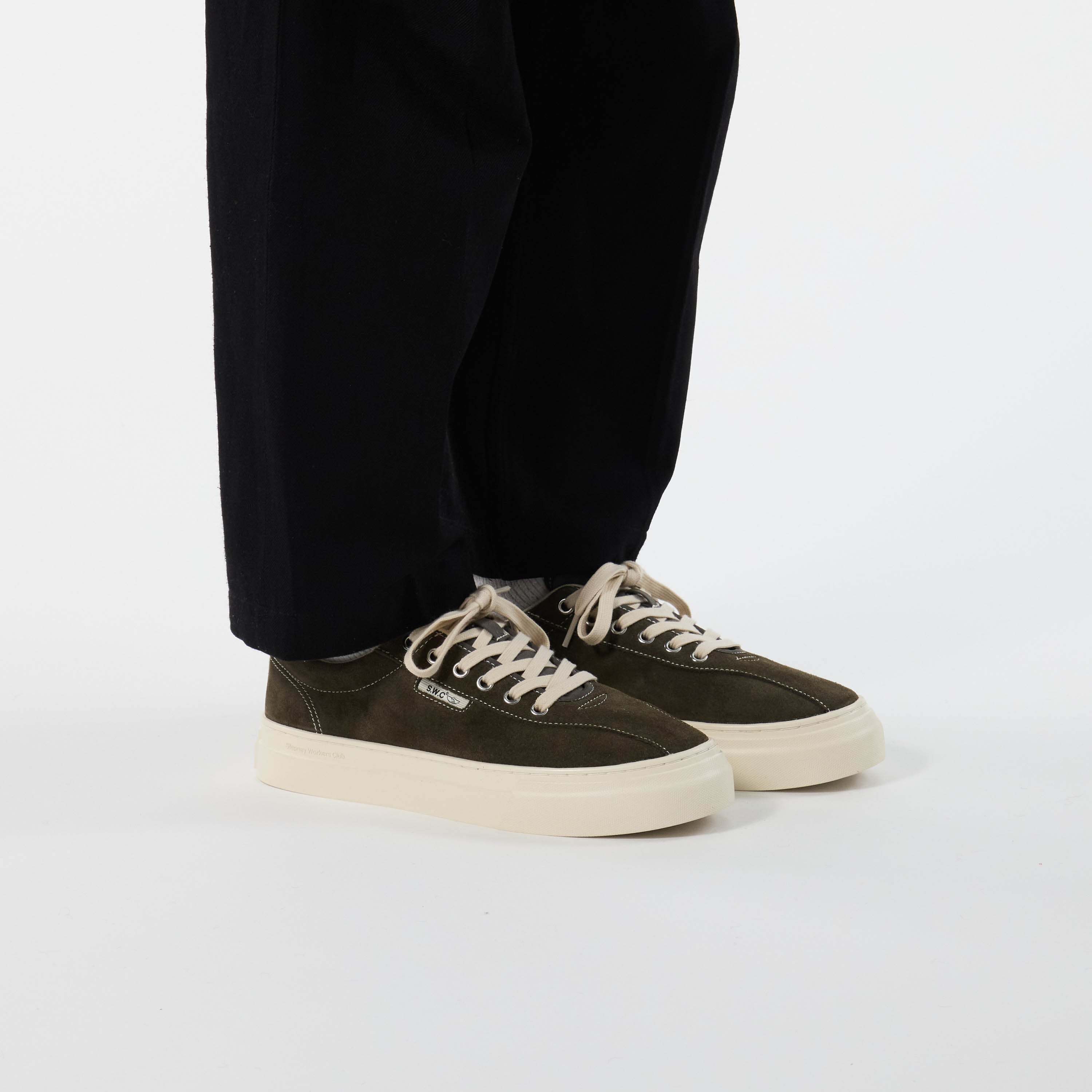 DELLOW 02 CUP SUEDE - WOODLAND