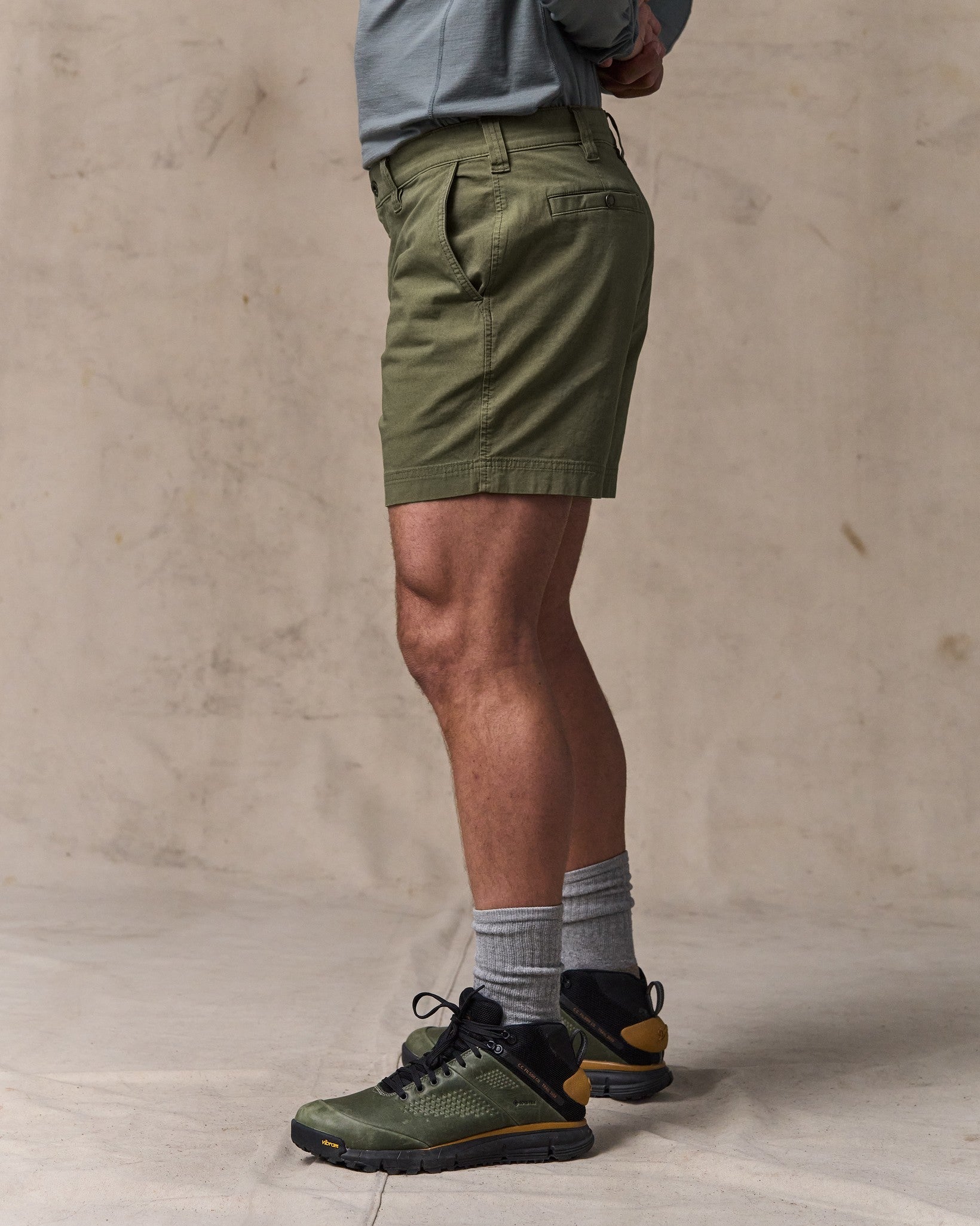 GRANITE MOUNTAIN 6" SHORTS - BURNT OLIVE