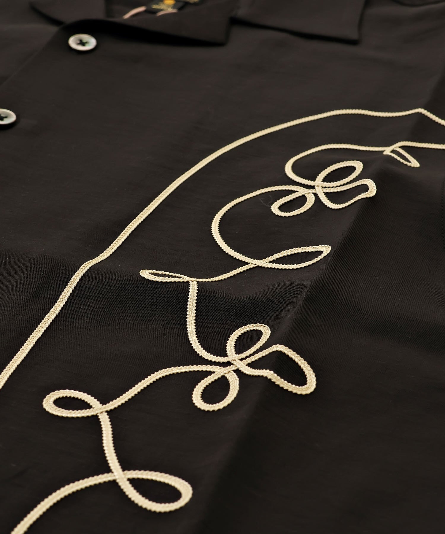 GS2449921 EMBROID RODEO SHIRTS - BLACK