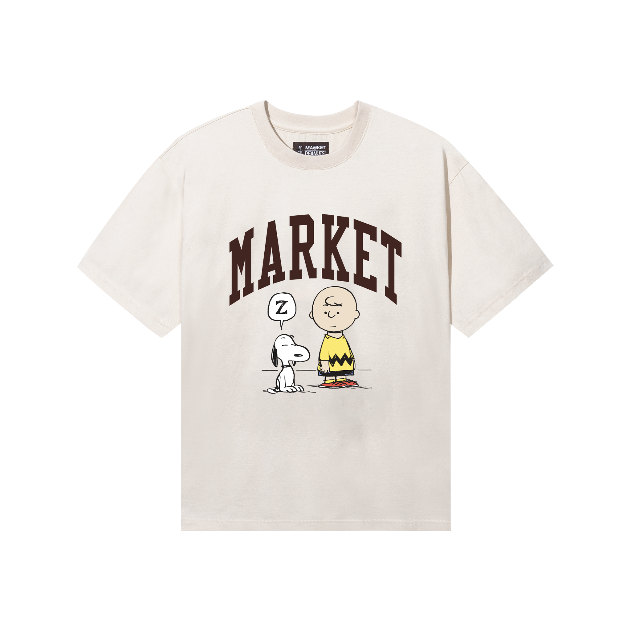 PEANUTS ARC T-SHIRT - ECRU