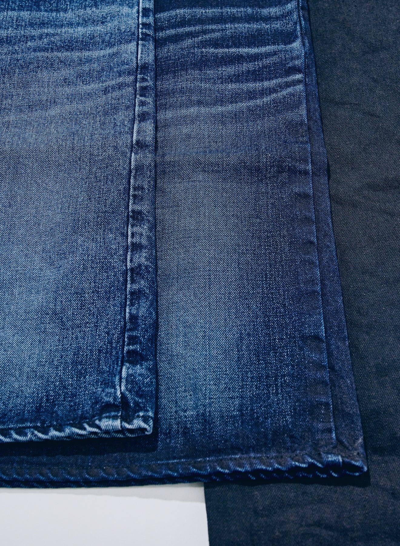 S0510XX-BOB (Aoki Tachikage 15oz Black-on-Blue 510 model) - INDIGOxBLACK RAW