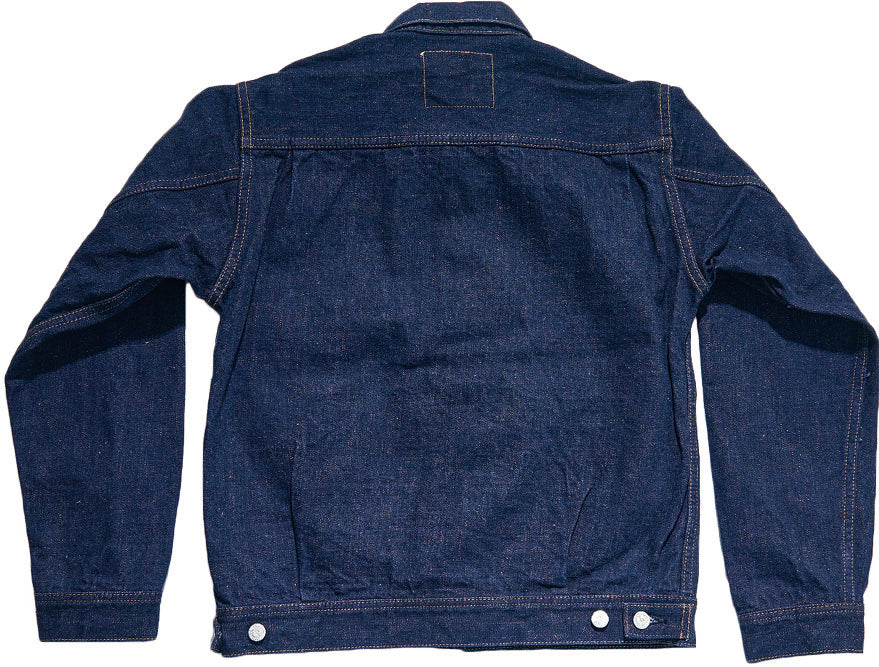 S101AX-SAKURA 18oz Indigo + Sakura Denim Jacket - INDIGO